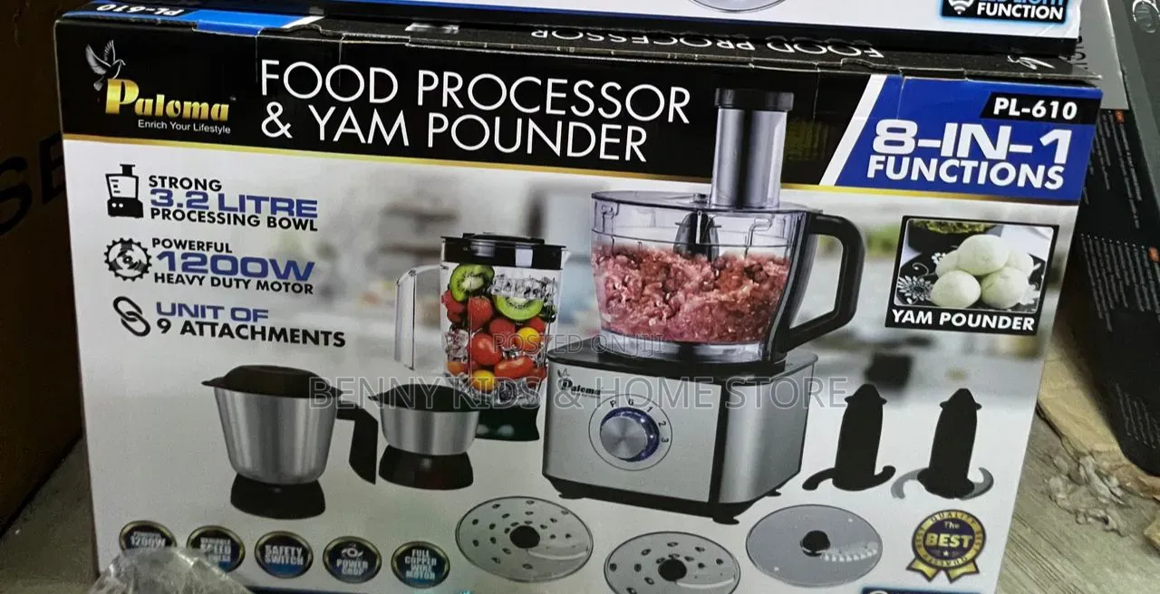8in Yam Processor and Pounder