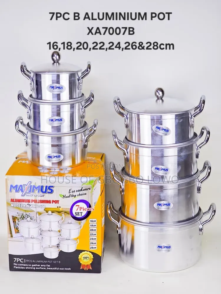 7 Set High Quality Cooking Pot
