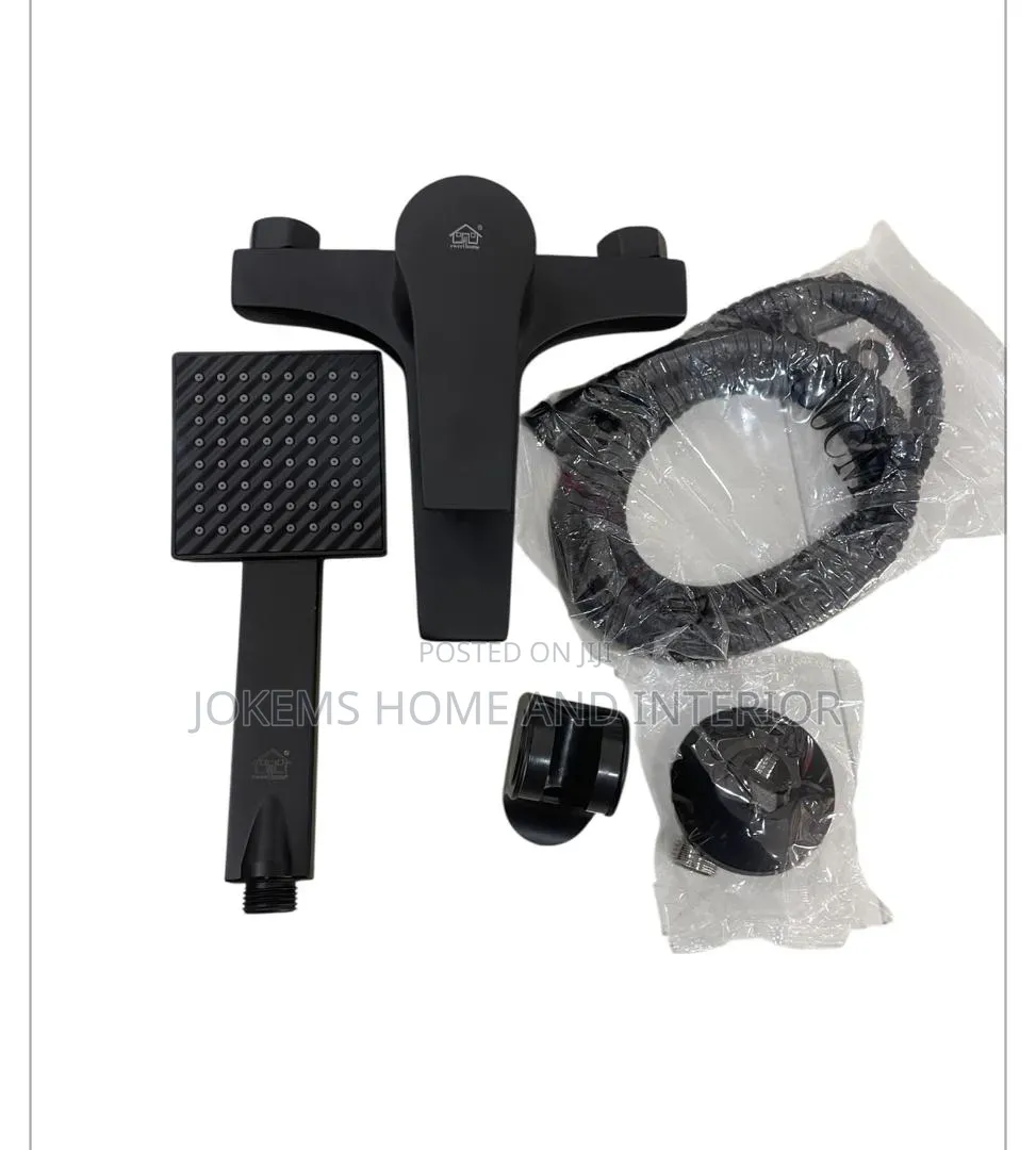 Matte Black Shower Mixer Set