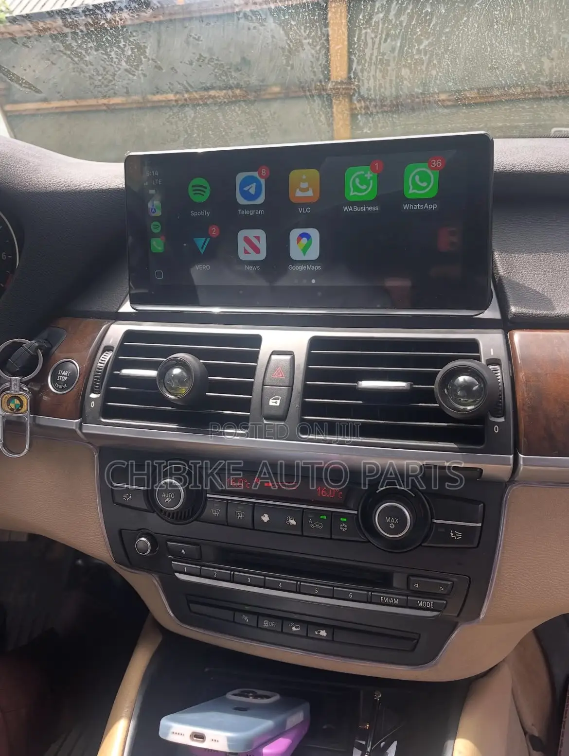 BMW X6 2009/2012 Android Auto/Apple Carplay