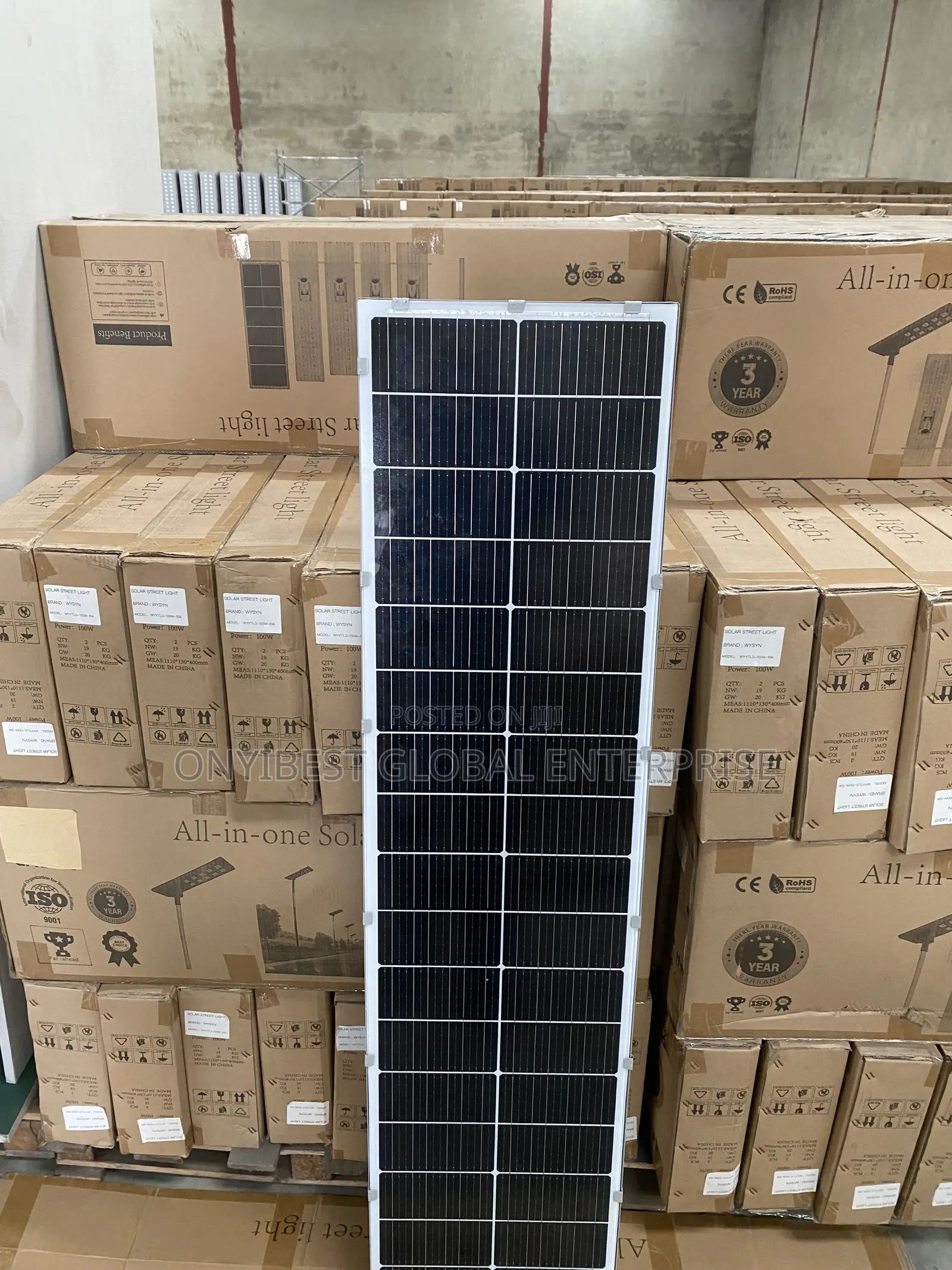 All In One Solar Industrial Outdoor Light 20 Eye’S