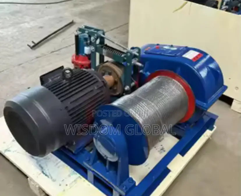 Original, Pulling Winch 6 Ton 400 Volt Wire Diameter 20 to 22 Mm