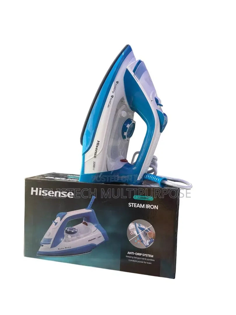 Hisense 2200w Steam Iron With Anti-Drip Anti-Calc Systems