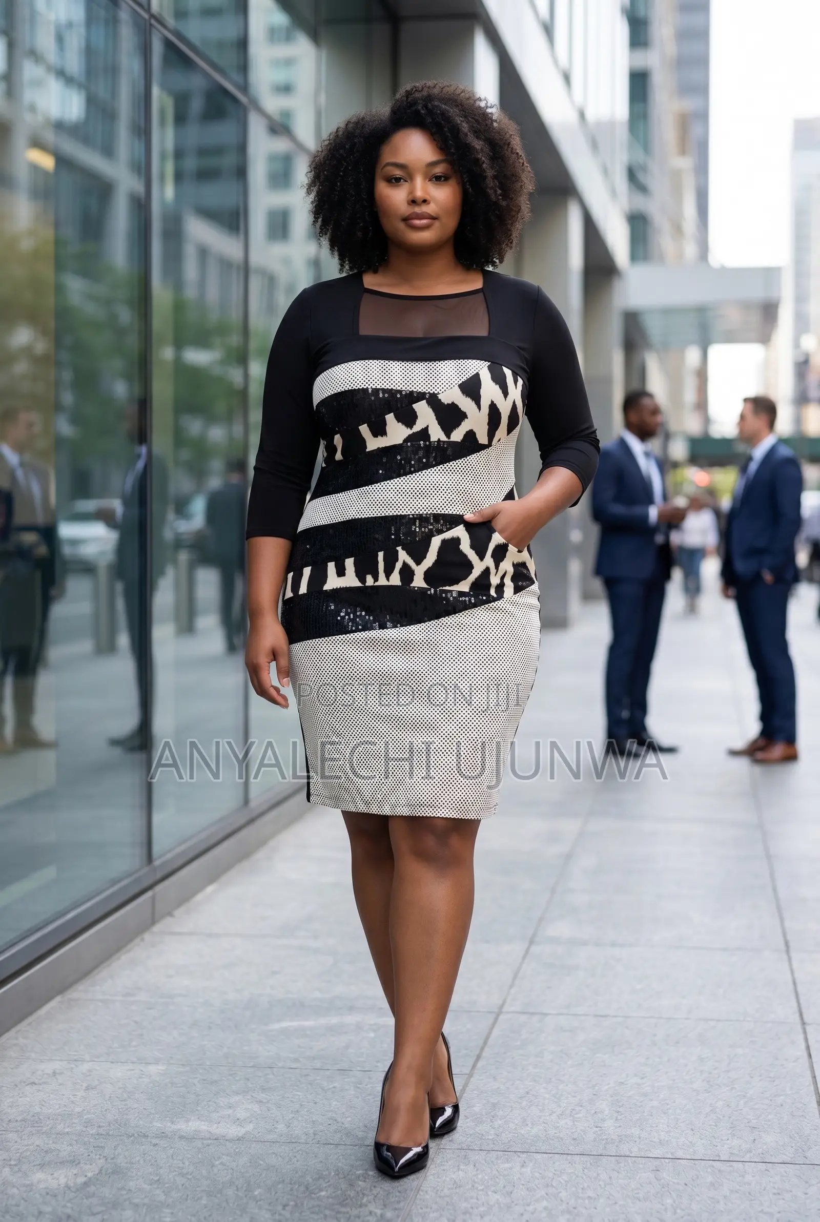 “Executive Queen Midi Dress”