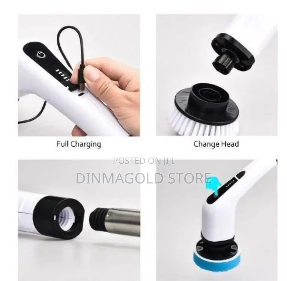 9-in-1 Electric Spin Scrubber Cleaning Brush