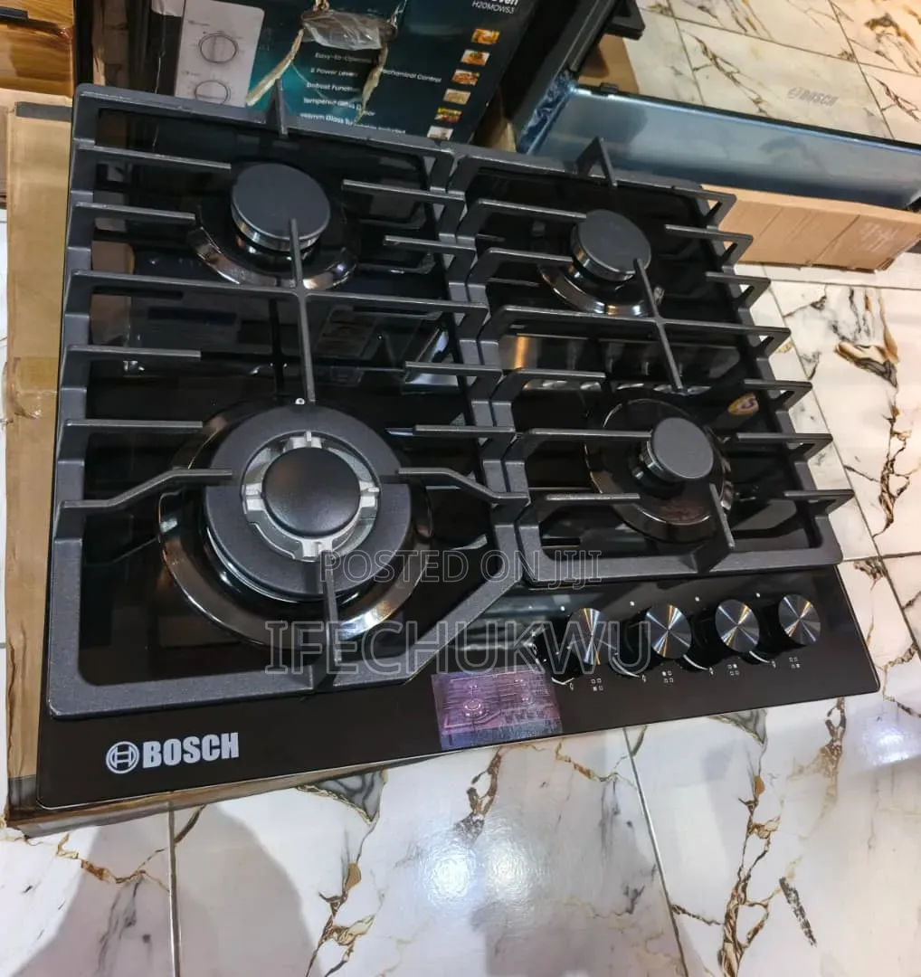 Bosch Built-in Premium Luxury Glass Top 4 Burners Gas Cooker Hob 60cm