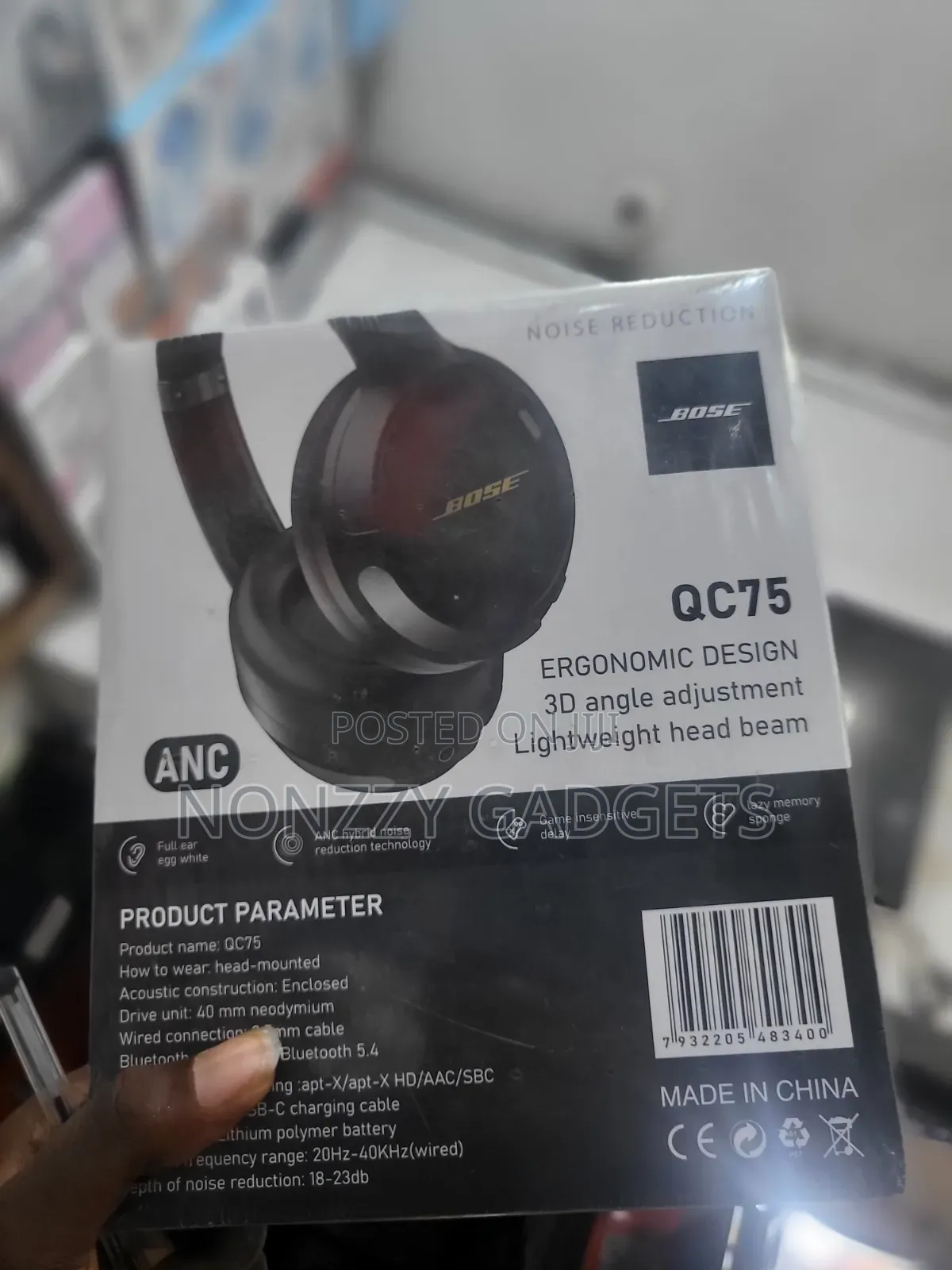 Wireless Headset Bose Qc75