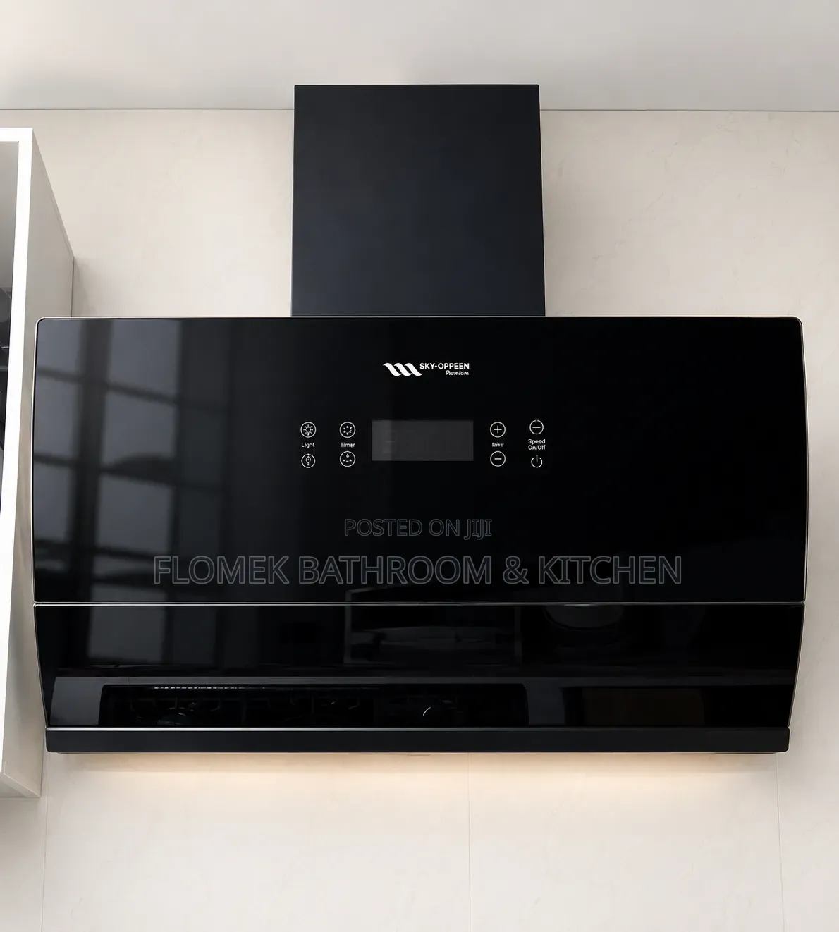 Premium Black Glass Kitchen Hood/Extractor – Powerful Stylish.