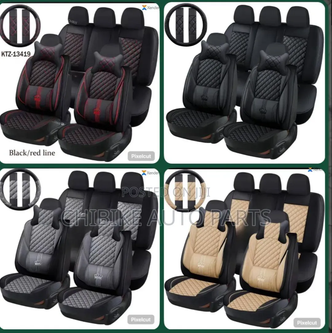 Crown Leather Seat Cover