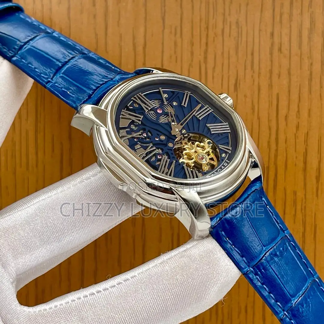 Bvlgari Quality Luxury Men Automatic Engine Wristwatch