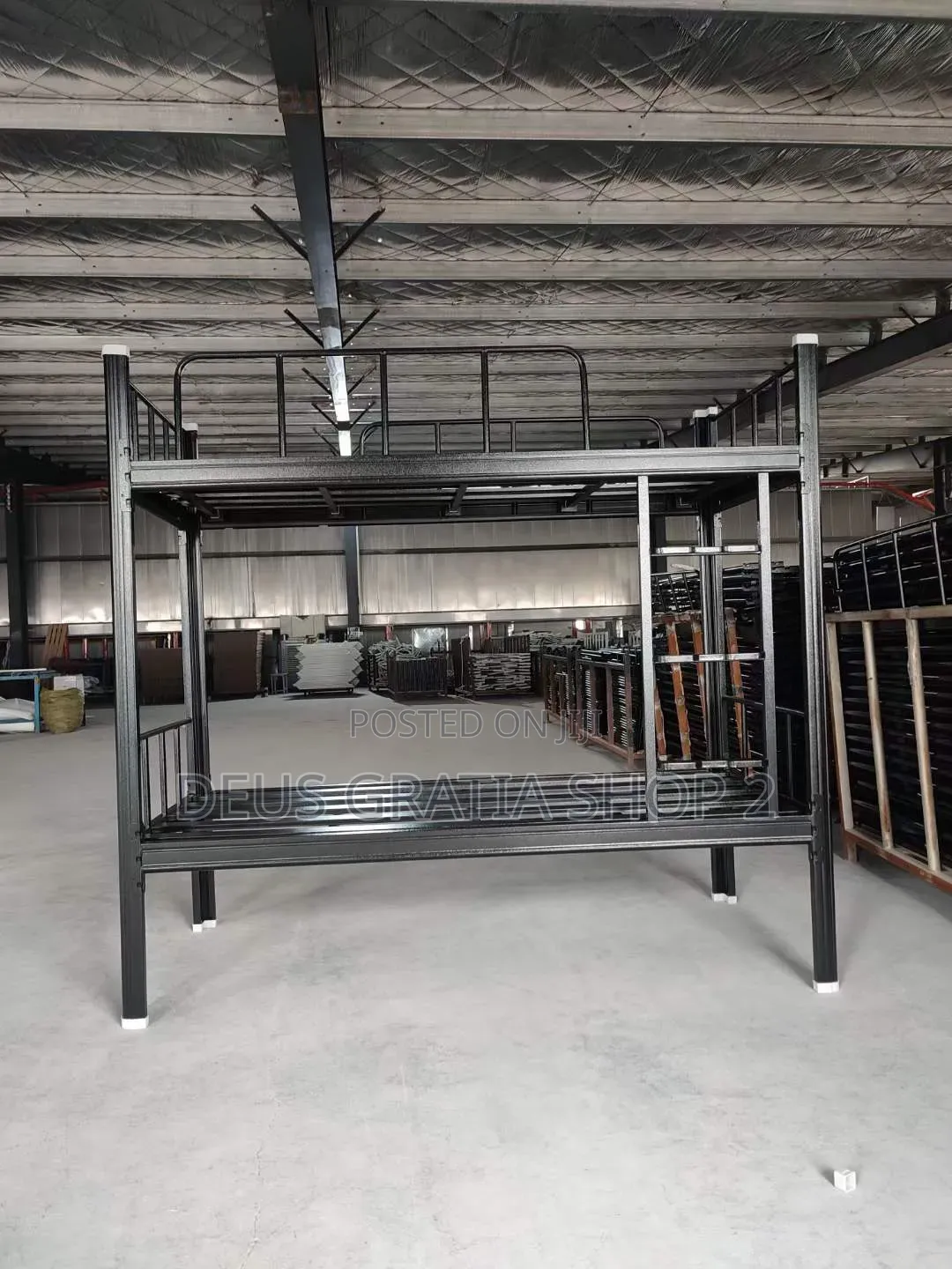 Imported Double Bunk Bed With Wooden Floor