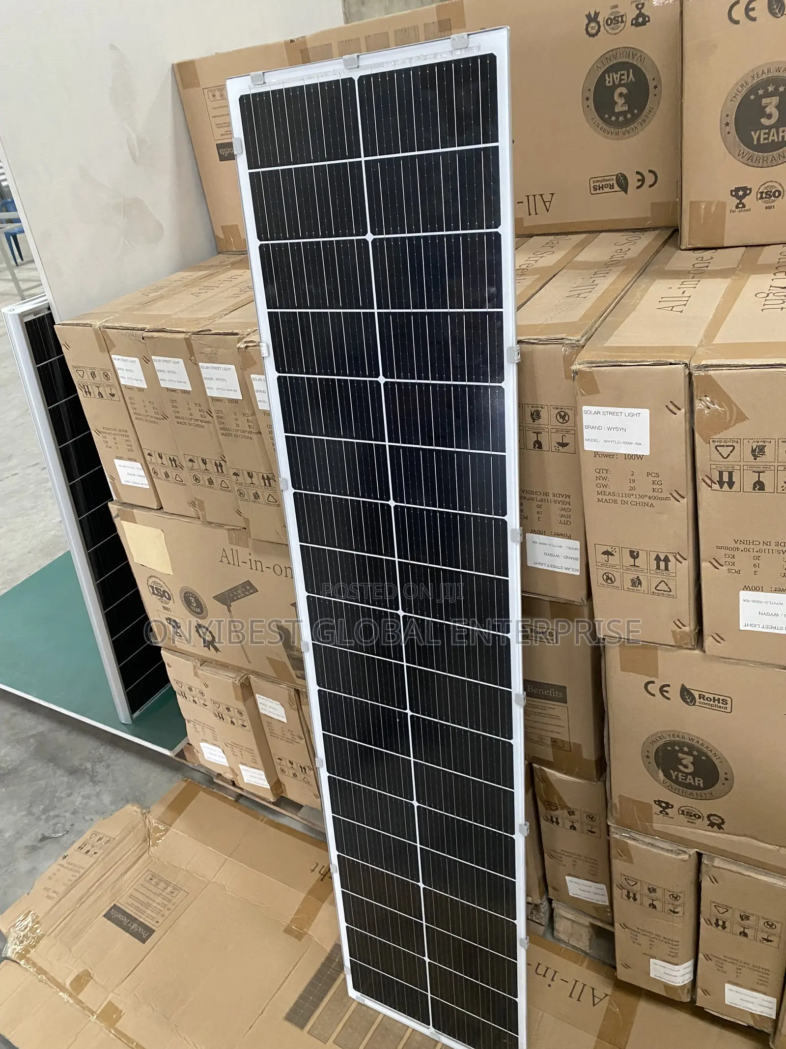 Solar Industrial Street Light 20eye With Panel