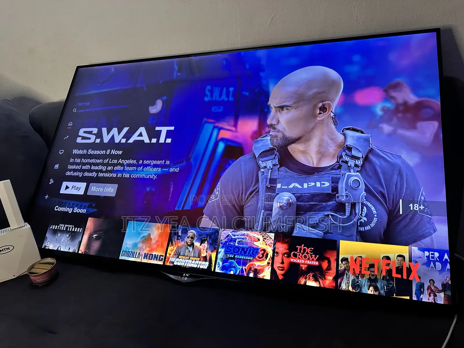 50 Inches Lg Smart Tv With Free Netflix