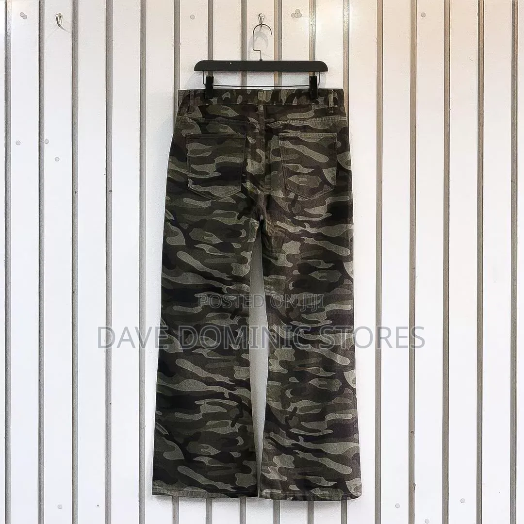 Premium Flare Camouflage Jeans