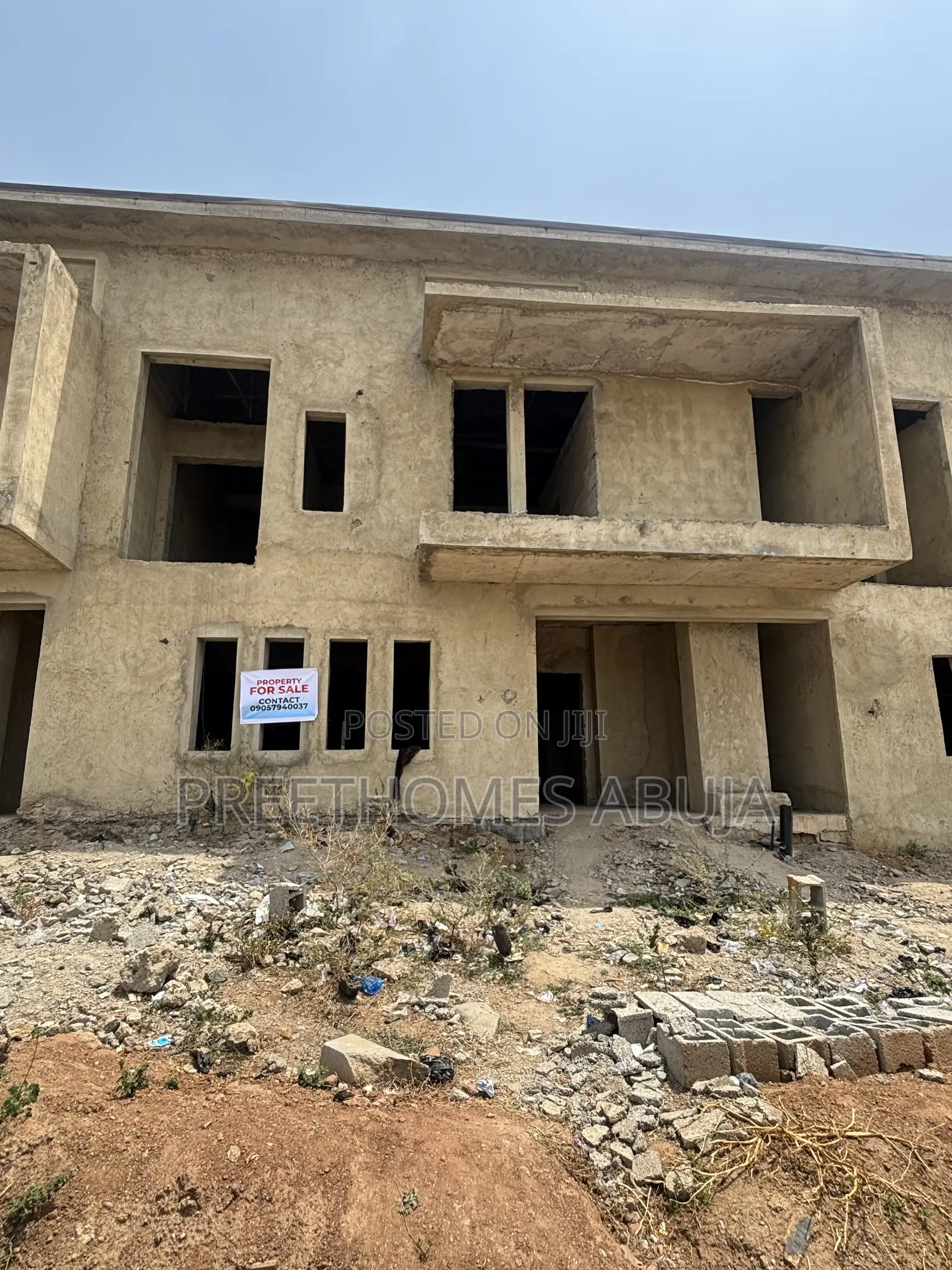 3 Bedrooms Terrace Duplex Carcass for Sale