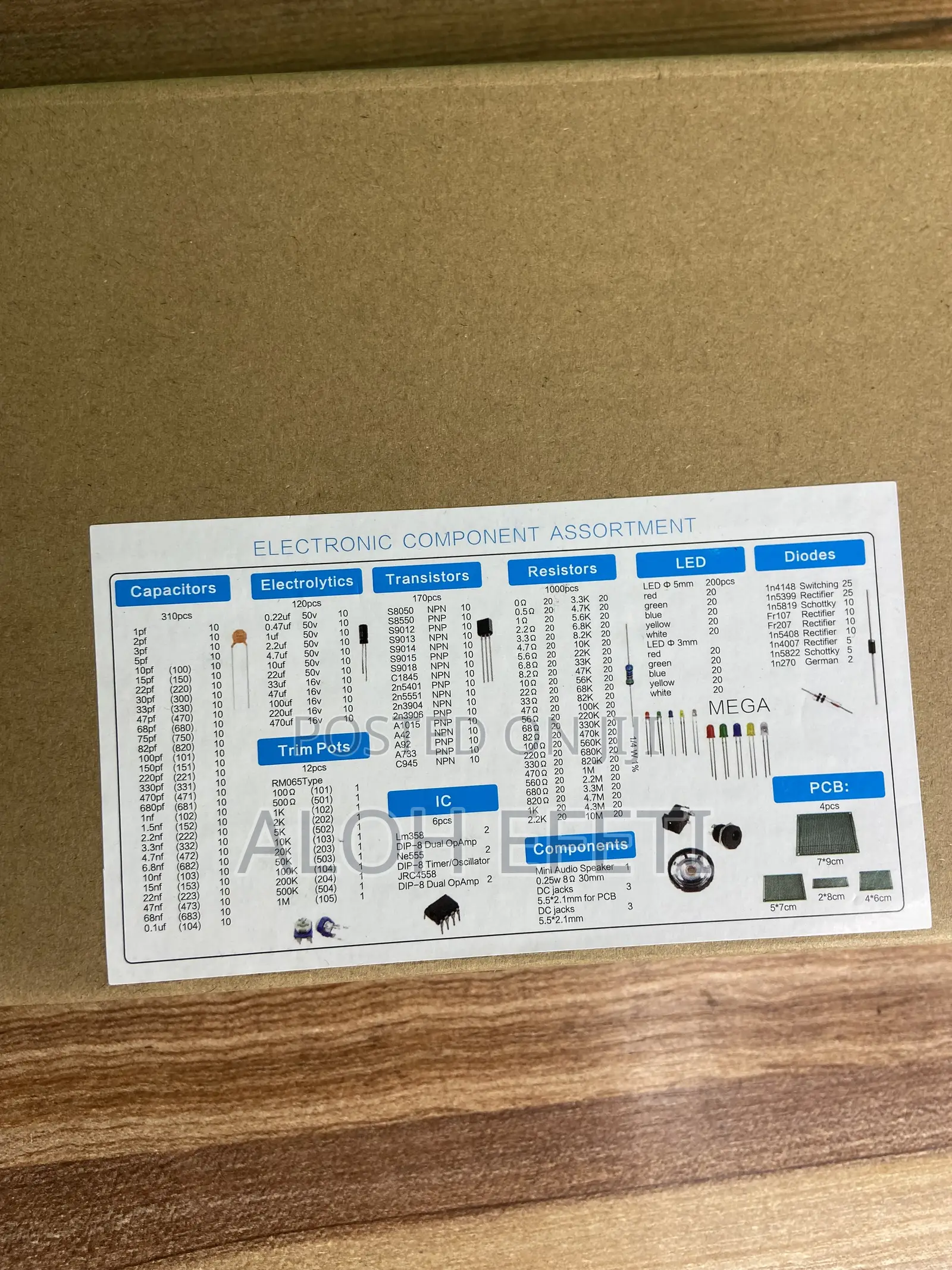 Component Kit for Arduino