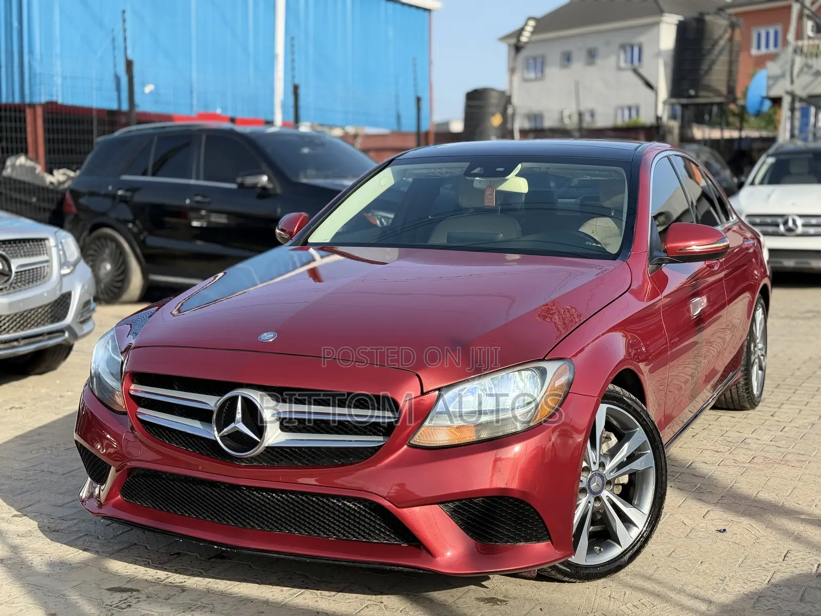 Mercedes-Benz C300 Luxury 4Matic Sedan AWD (2.0L 4cyl 7A) 2016 Burgundy