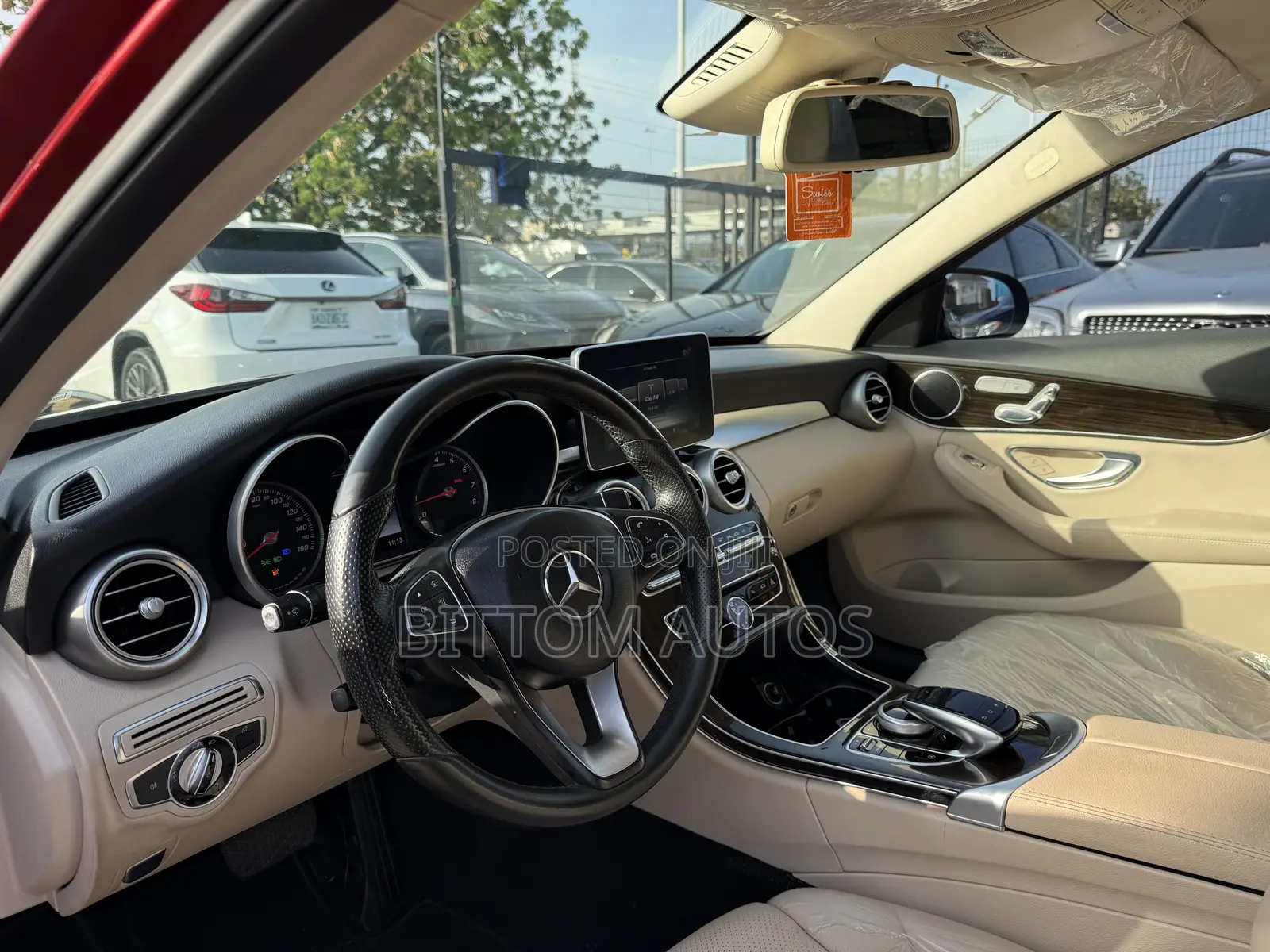 Mercedes-Benz C300 Luxury 4Matic Sedan AWD (2.0L 4cyl 7A) 2016 Burgundy