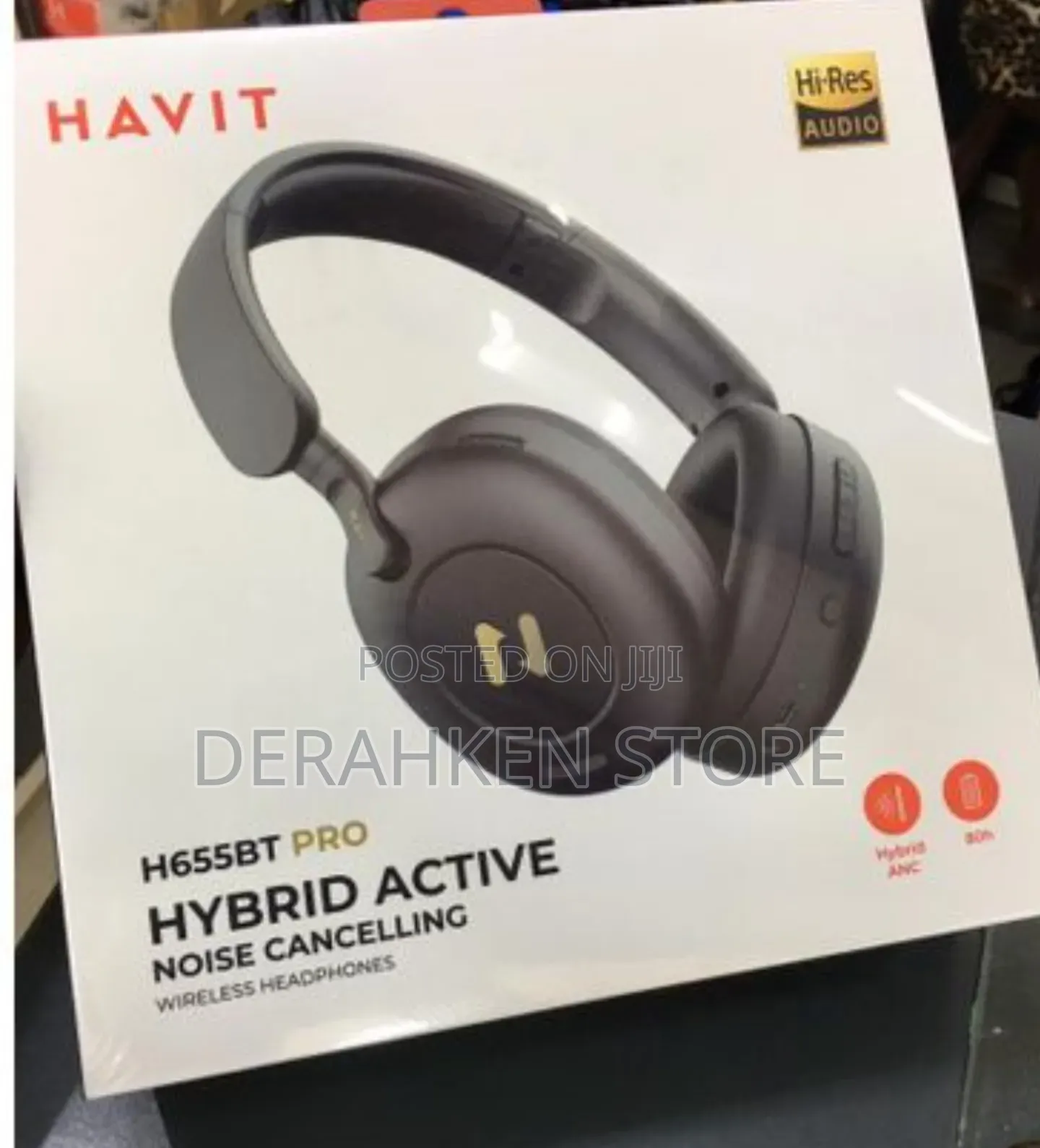 Havit H655bt Pro Hybrid Active Noise Cancellation Wireless Headphone