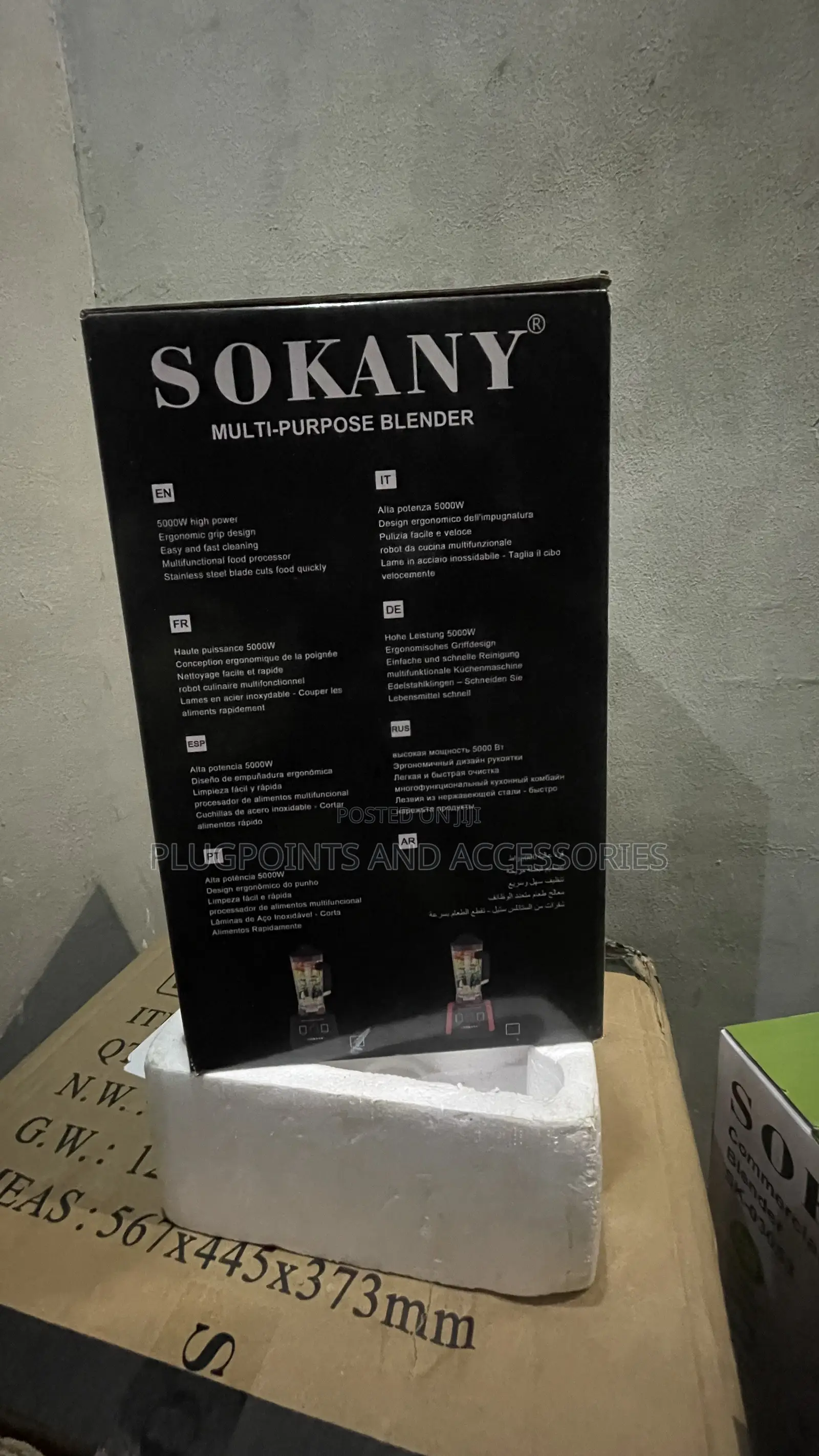 Sokany Multi Purpose Blender 5000w + Free Delivery Today Only