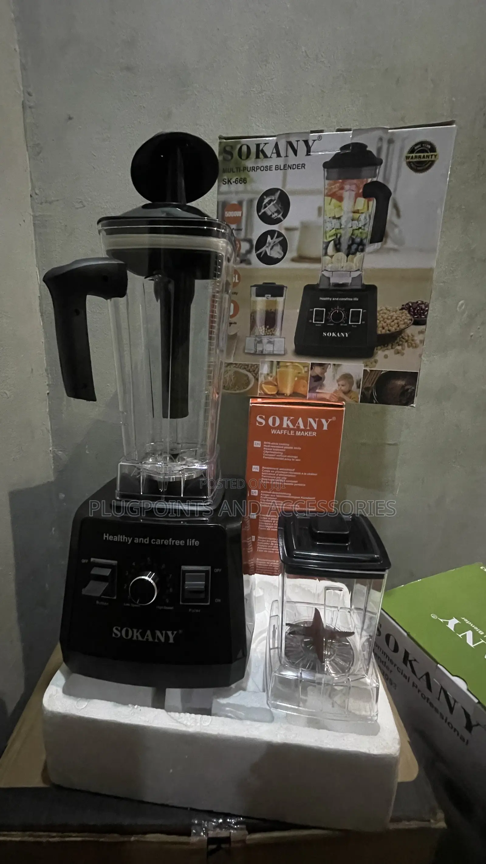 Sokany Multi Purpose Blender 5000w + Free Delivery Today Only