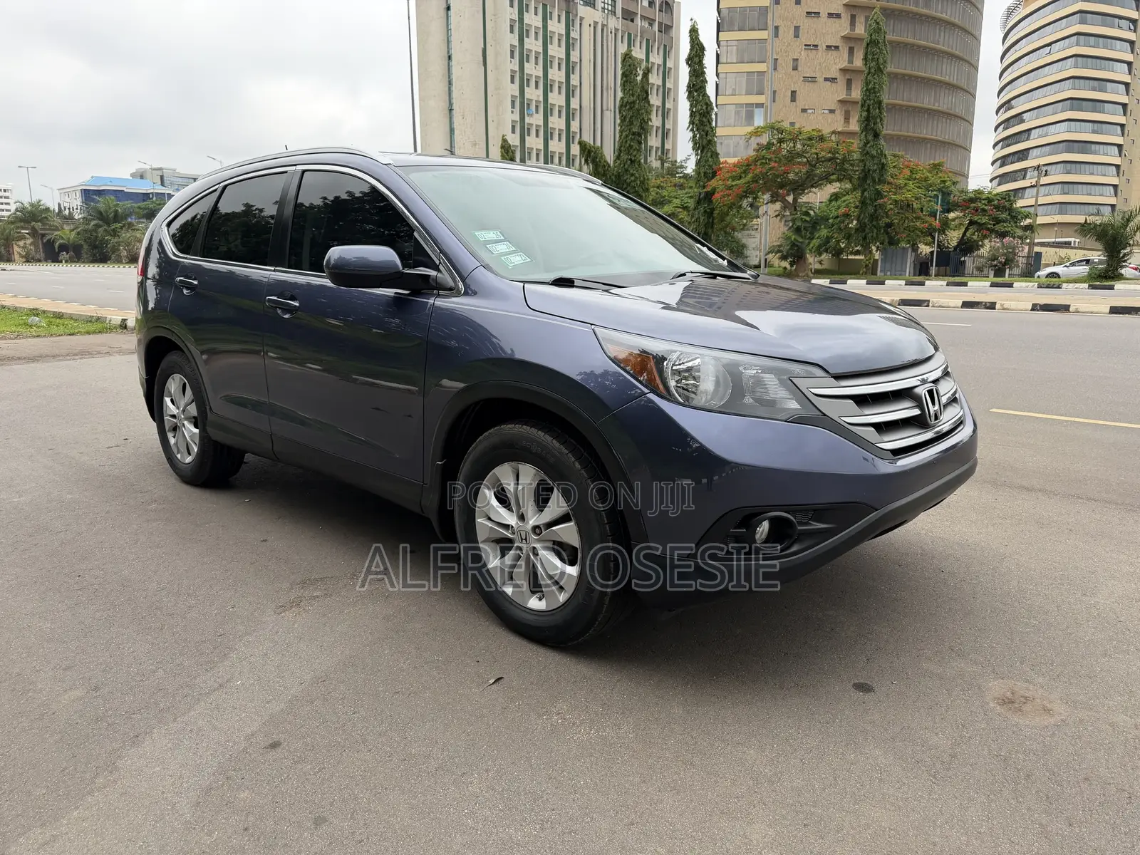 Honda CR-V EX-L 4dr SUV AWD (2.4L 4cyl 5A) 2013 Blue