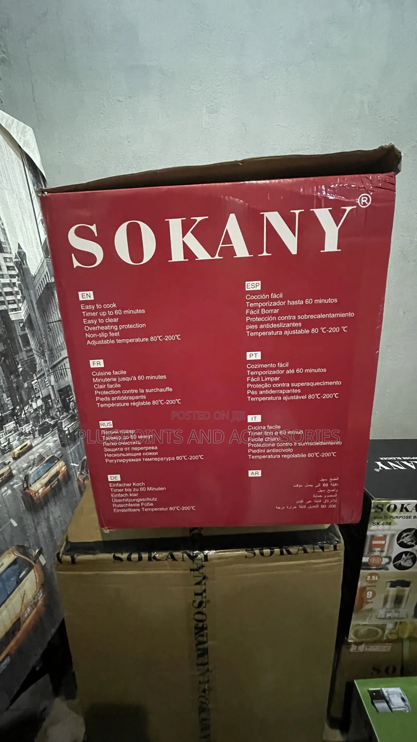 Sokany Airfryer 9.5liters + Free Delivery Today Only