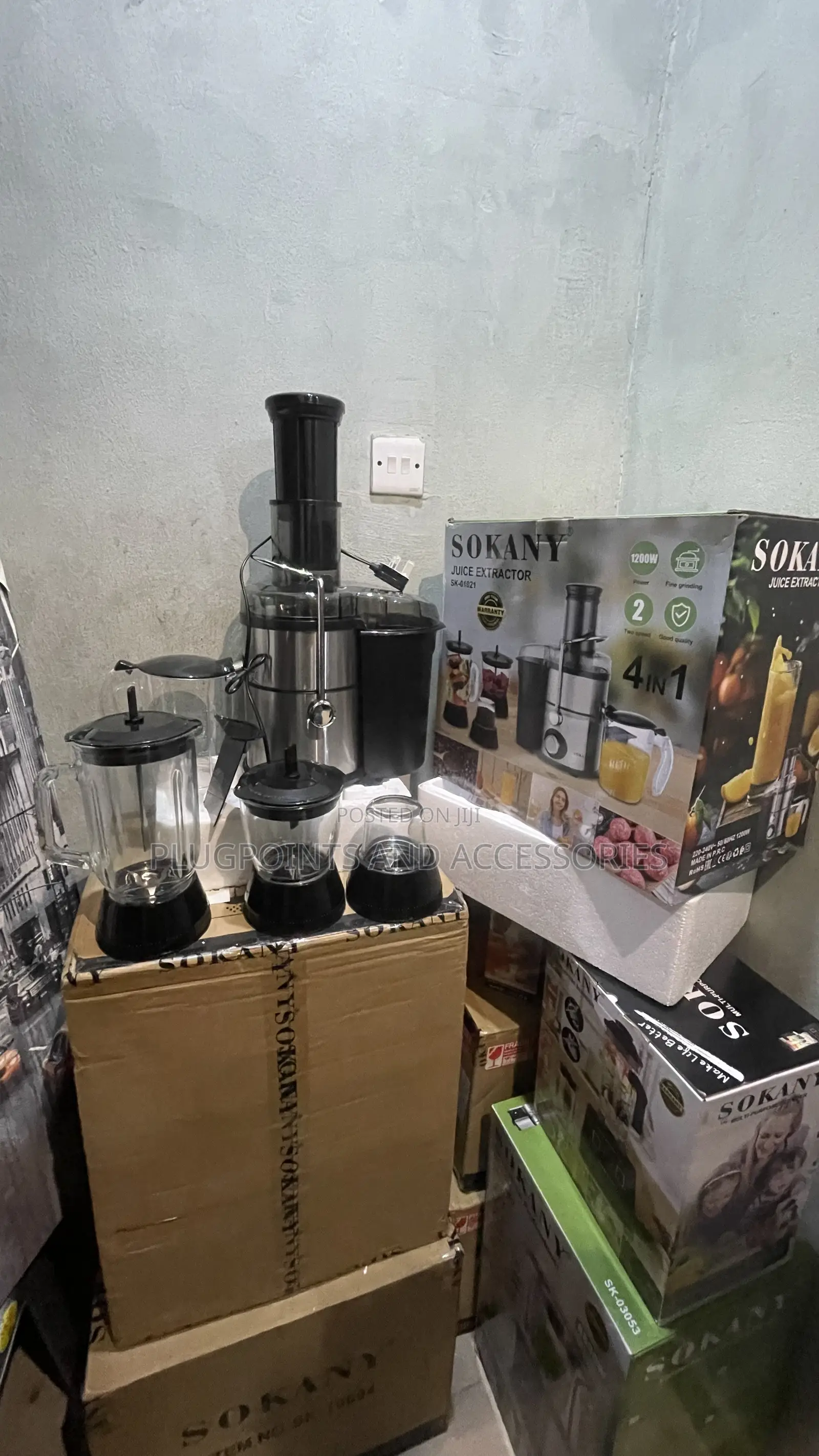 Sokany Multi Purpose Food Processor 1200w Sk-01021