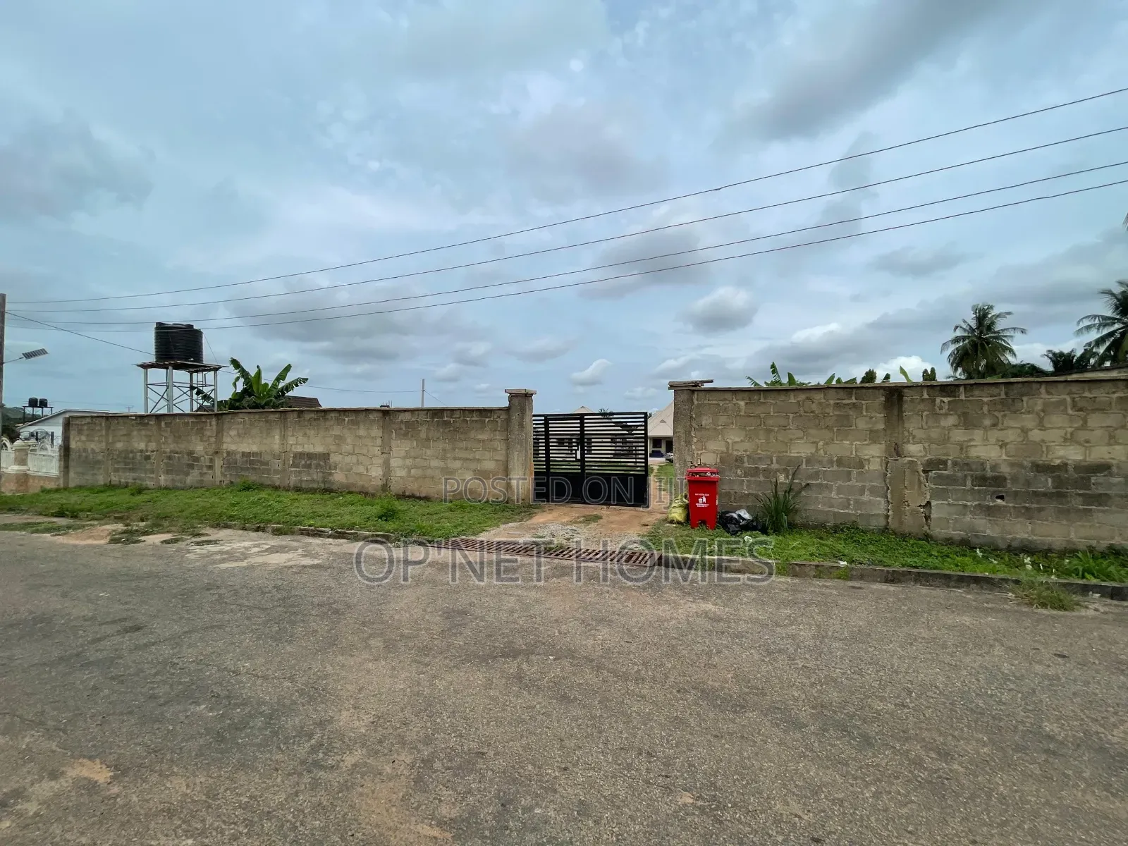 Fenced and Gated 1600 SQM of Land Is Available