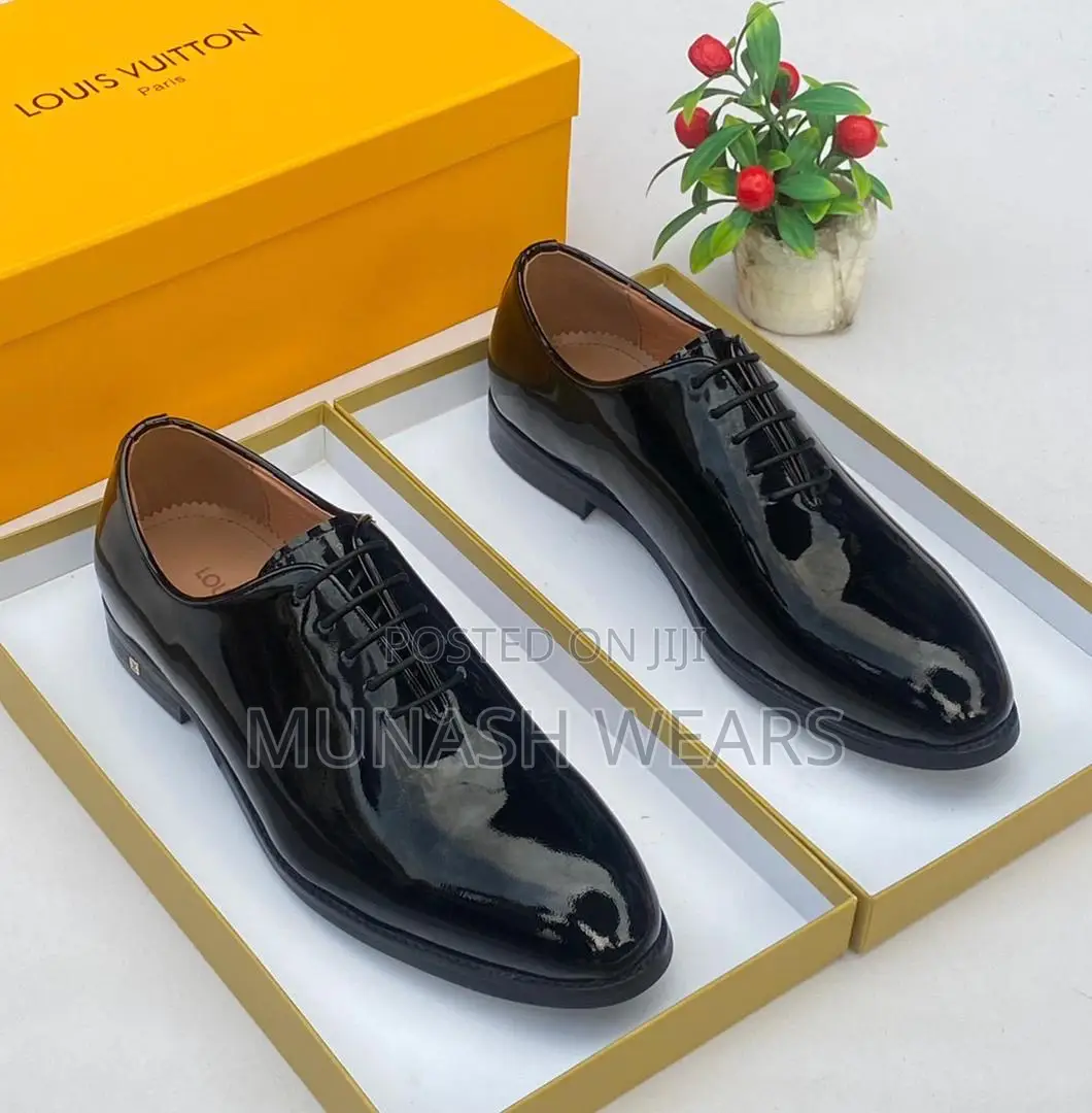 Louis Vuitton Lace Up Shoes Available in Brown and Black