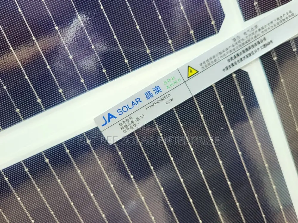 Ja Bifacial Solar Panel