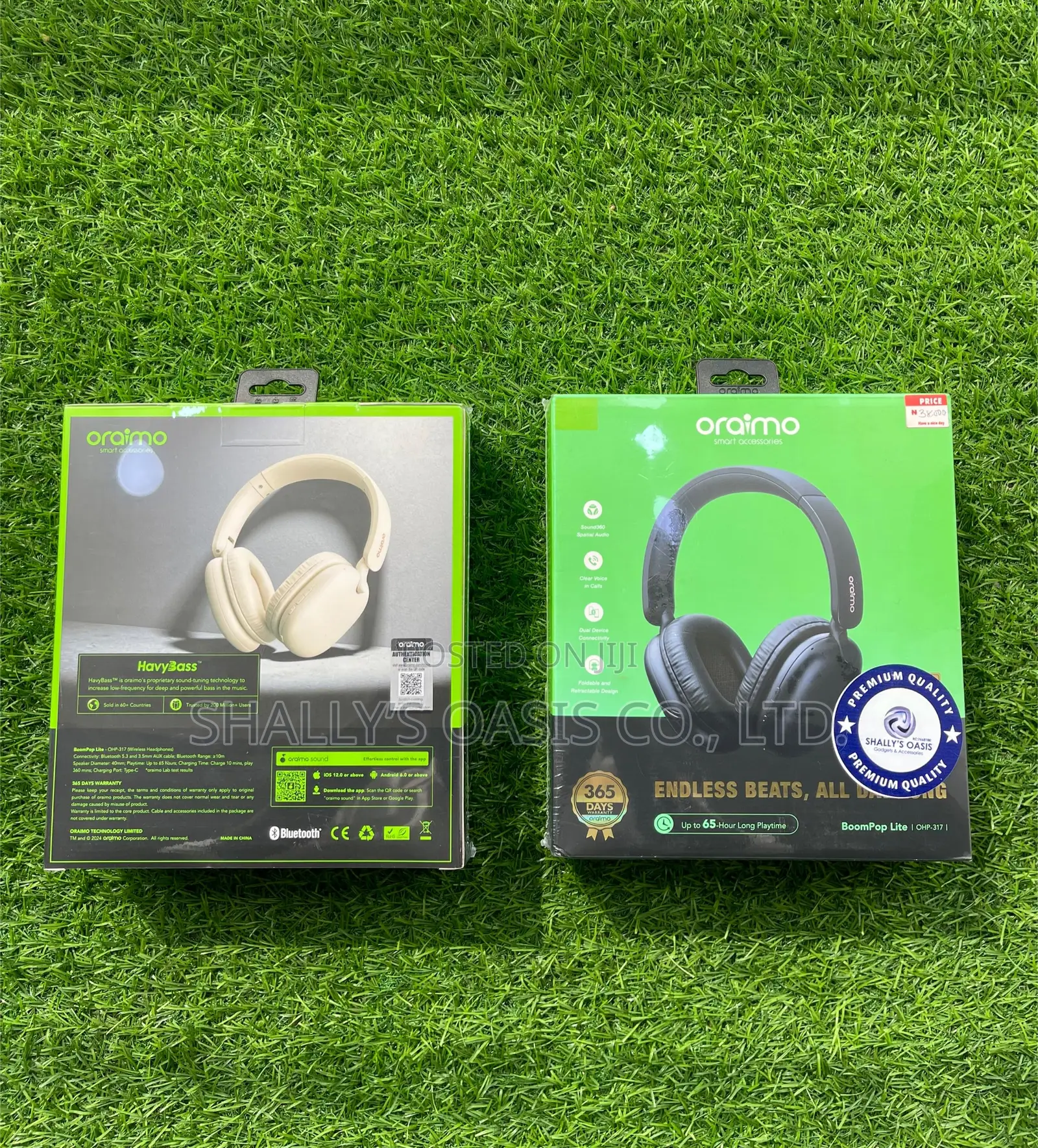 Oraimo Boompop Lite Ohp-317 – Deep Bass, Crystal Sound, Brand New