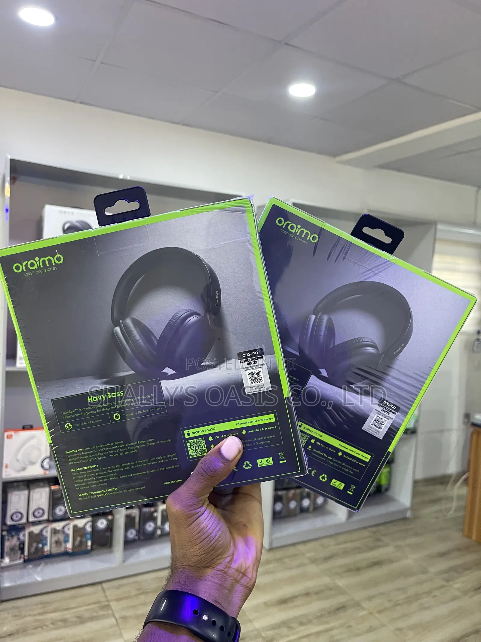 Oraimo Boompop Lite Ohp-317 – Deep Bass, Crystal Sound, Brand New