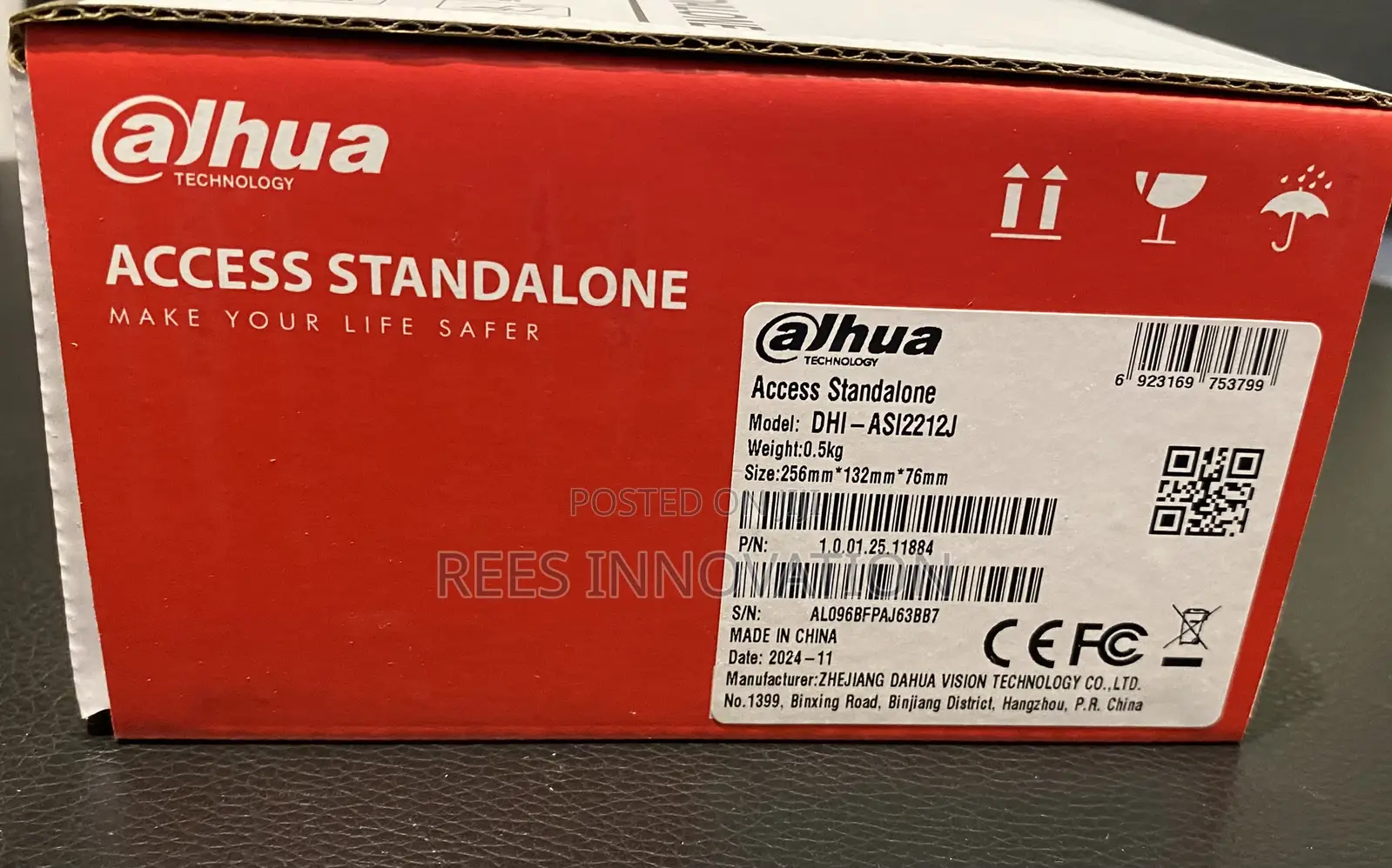 Dahua Fingerprint Door Lock [Access Control Dhi-Asi2212j]