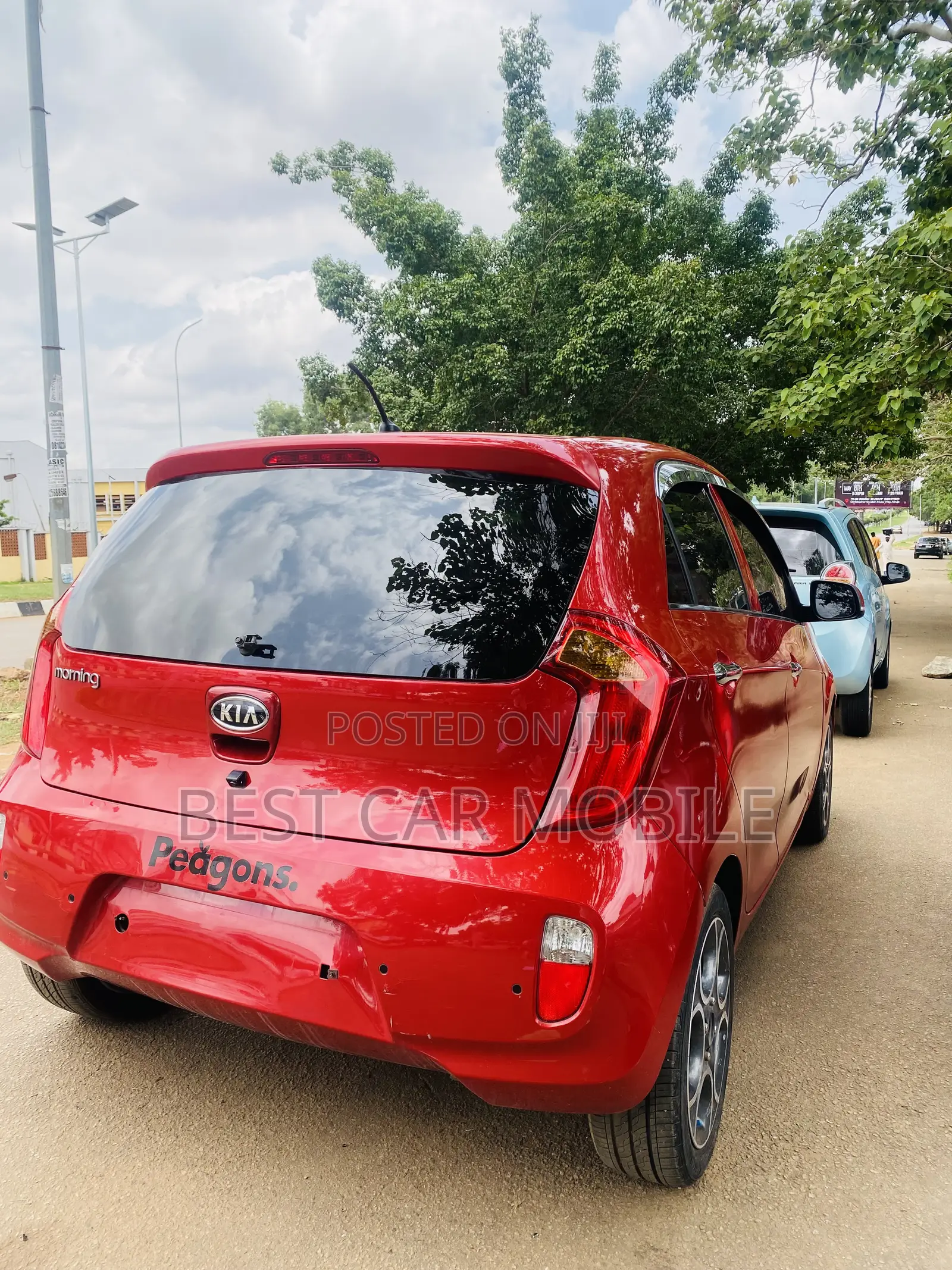 Kia Morning 2013 Maroon