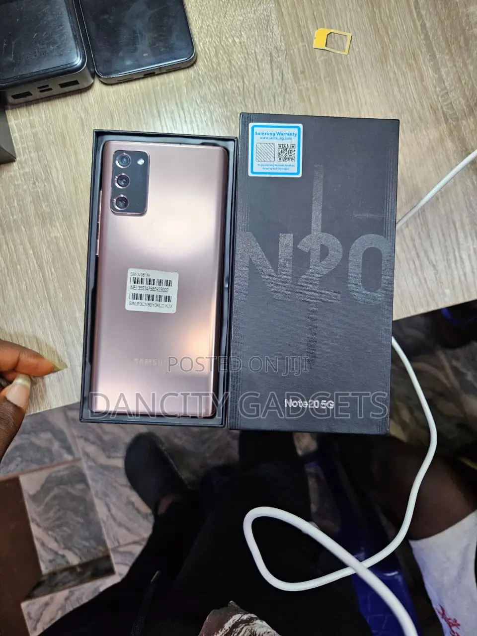 Samsung Galaxy Note 20 5G 256 GB Gold