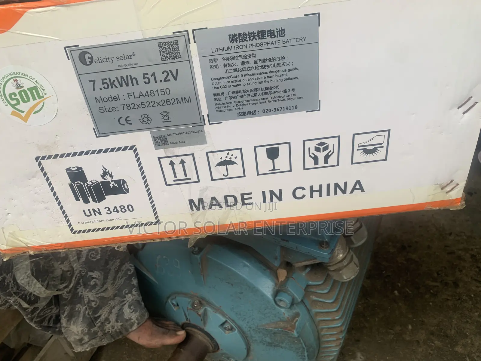 Felicity Lithium Battery 7.5kwh 48v