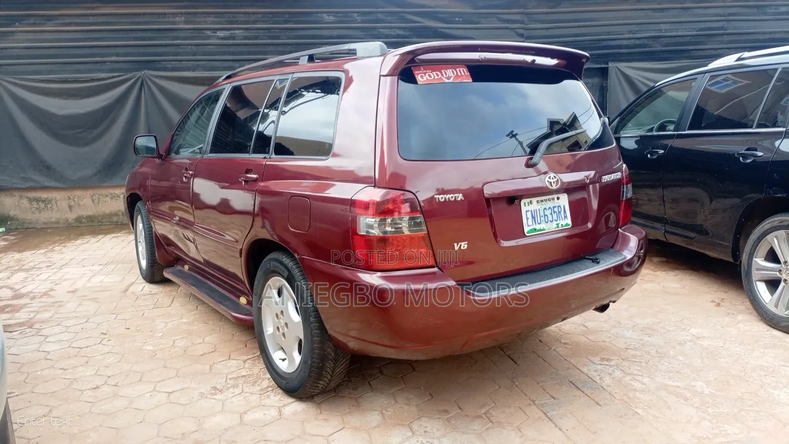 Toyota Highlander V6 FWD 2003 Red