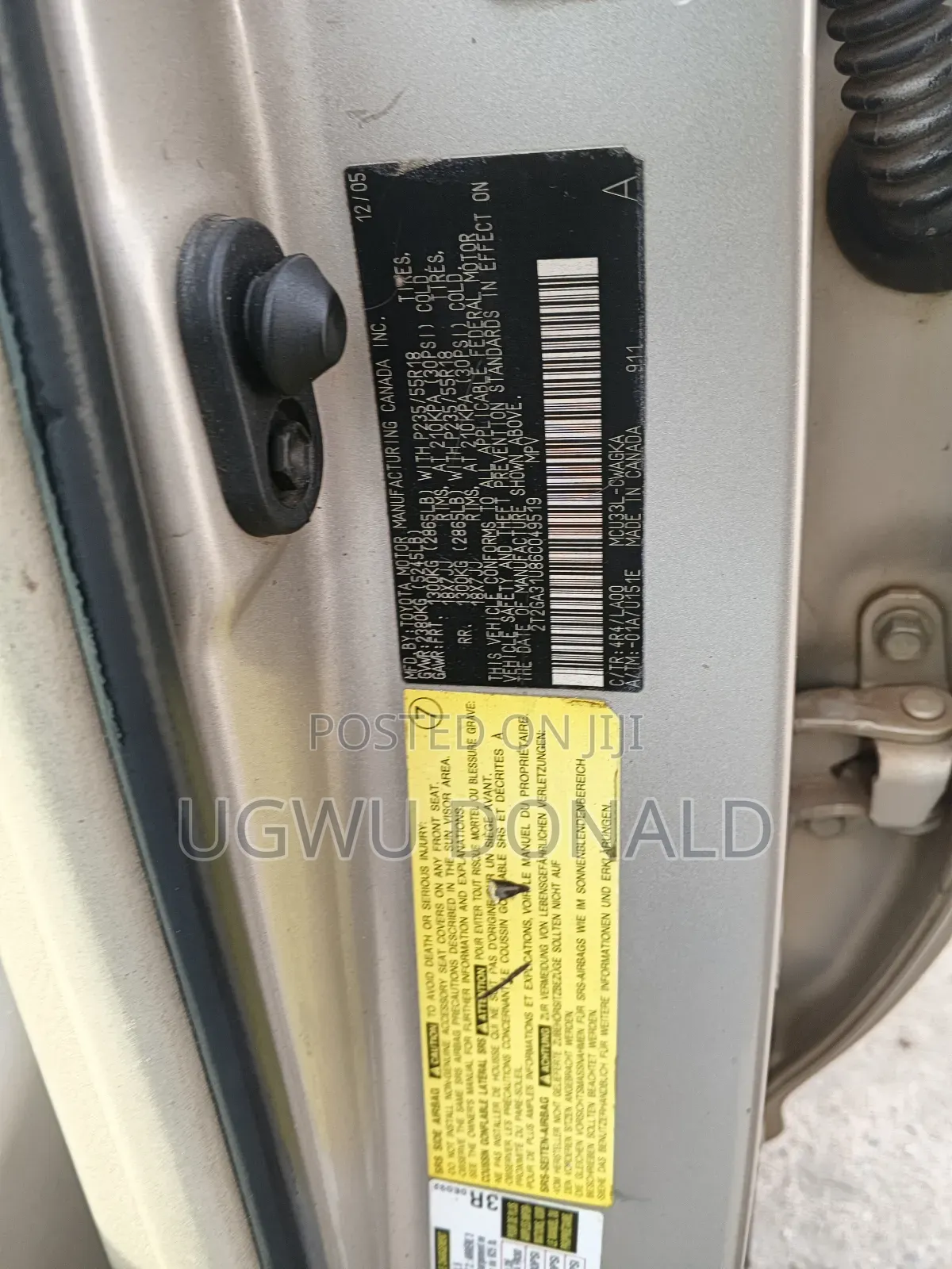 Lexus RX 2006 Gold