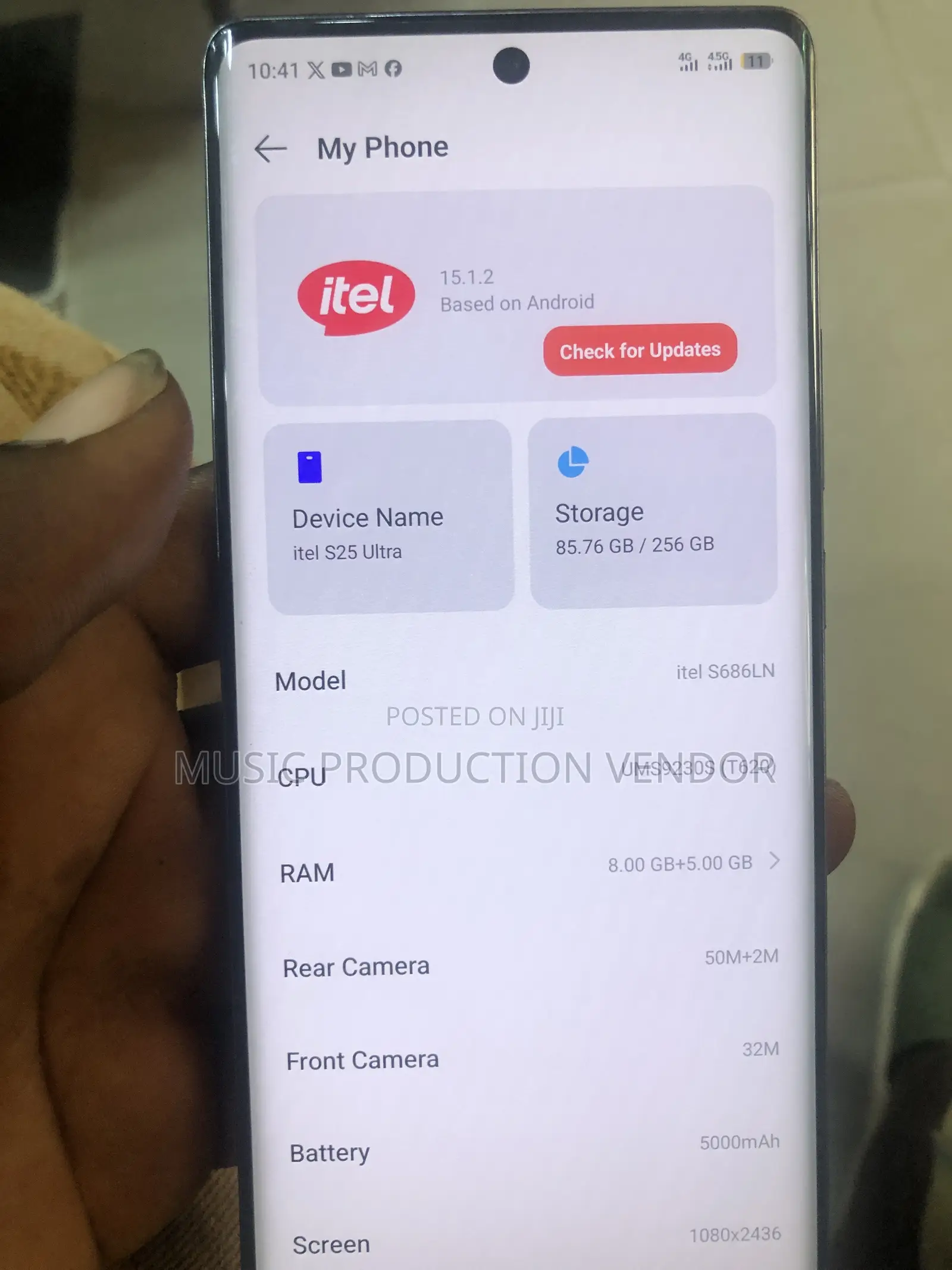 Itel S25 Ultra 256 GB Bronze