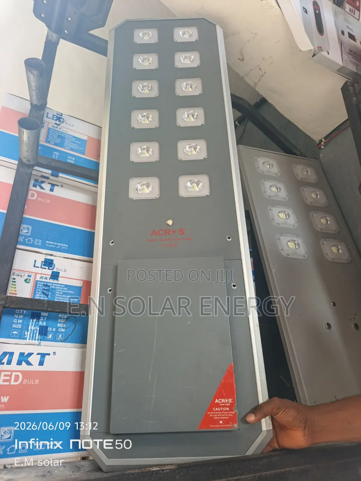 12 Eyes Acrosstech Solar Street Lights Available