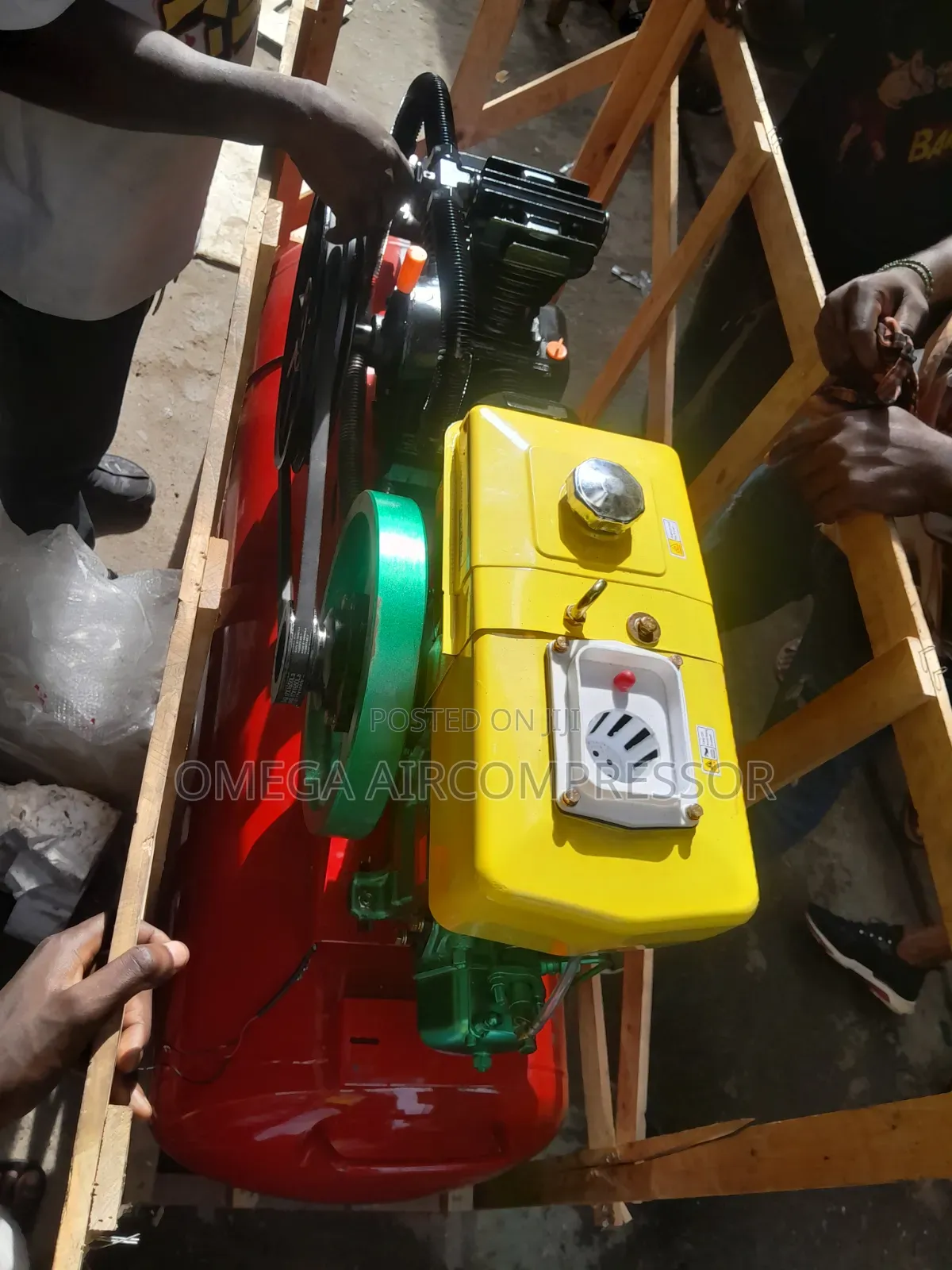 Industrial Single-Cylinder Diesel Air Compressor