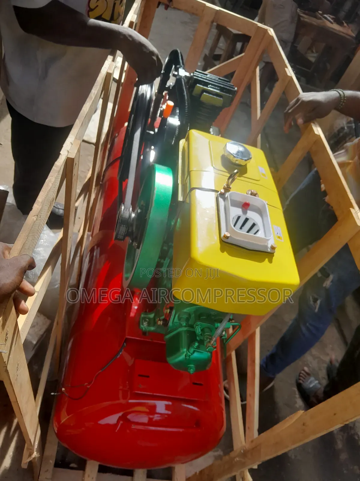 Industrial Single-Cylinder Diesel Air Compressor