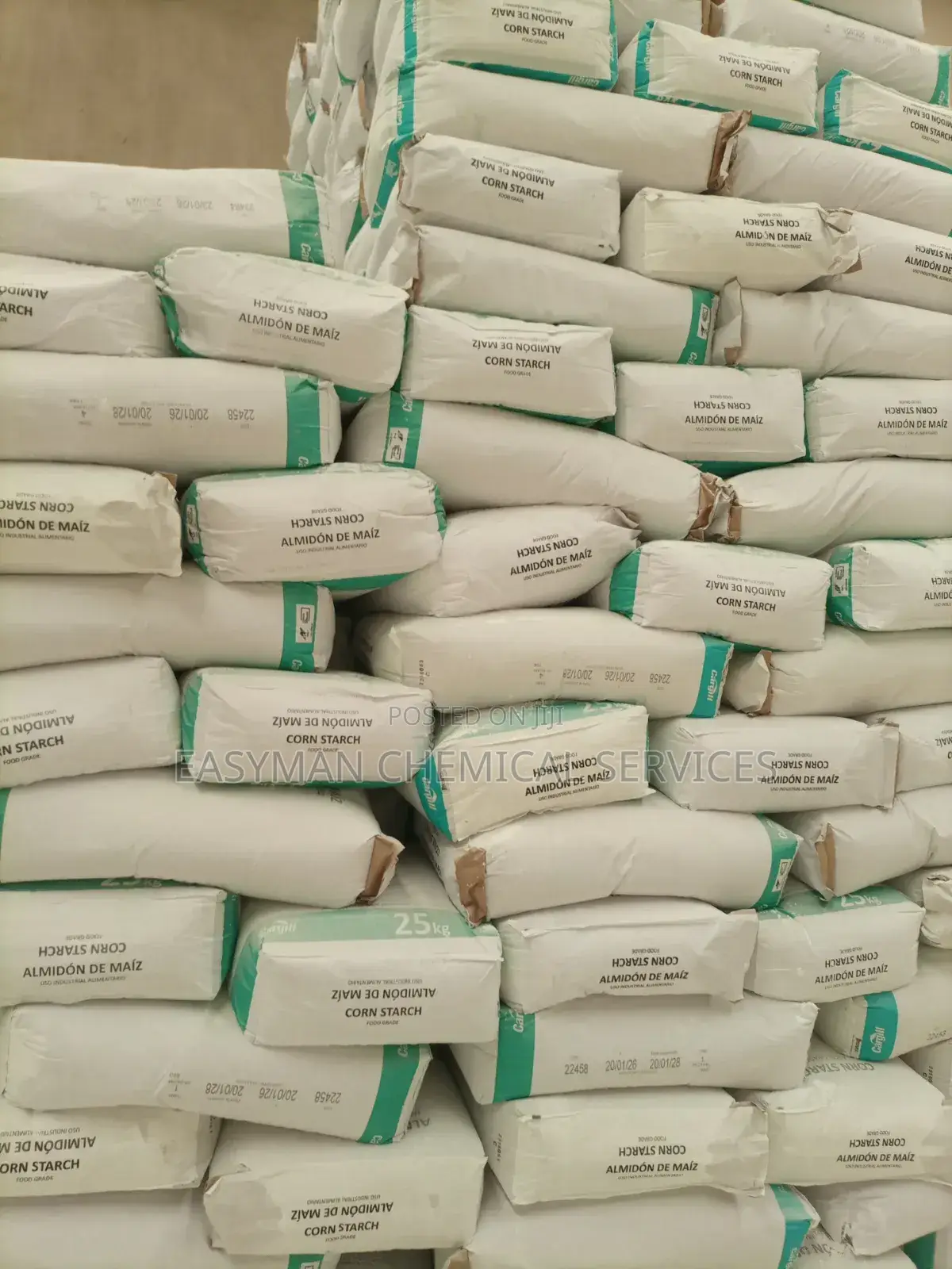 Corn Starch (Maize Starch) – Food Grade, 25kg Bag(Cargill, Argentina)