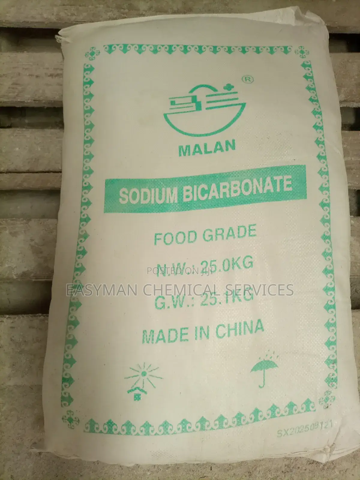 Sodium Bicarbonate (Baking Soda) – Food Grade 99%, 25kg Bag