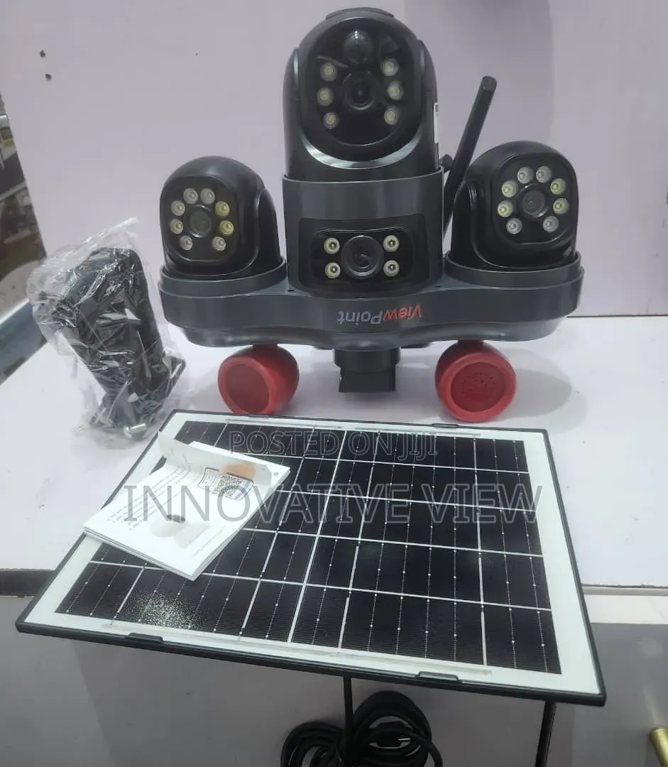 Security CCTV Triple Lens Camera
