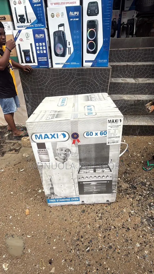 Maxi Gas Cooker 60x 60,Oven With Electric Cooker