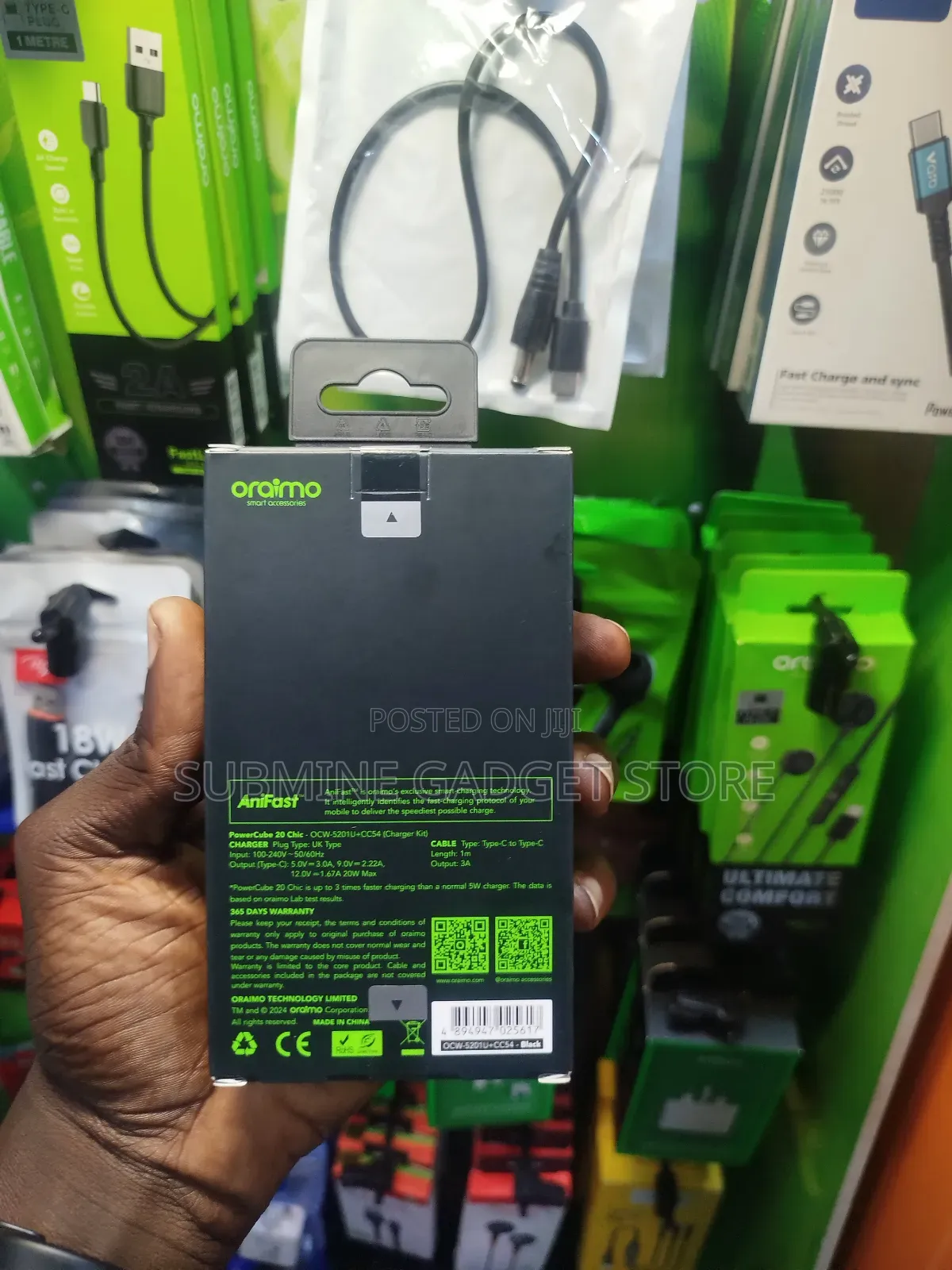 Oraimo 20w Gan Charger