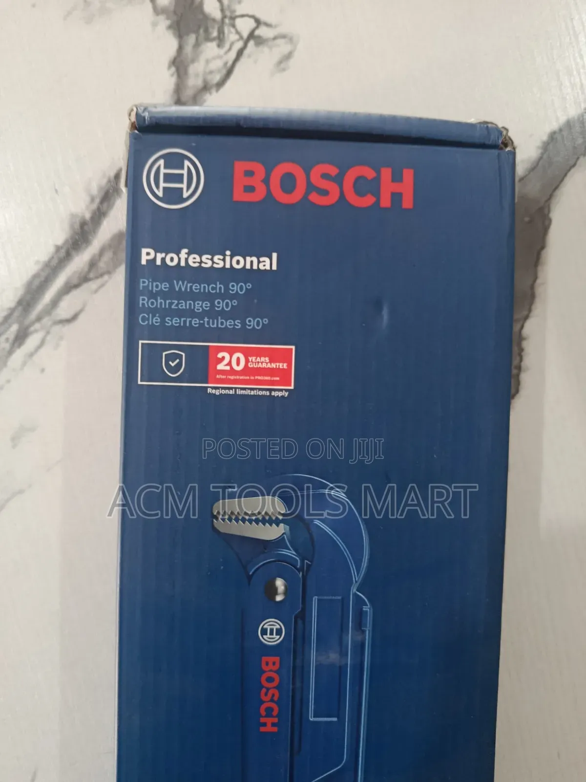 Bosch Professional 90° Corner Pipe Wrench 420mm (1600a02w3v)