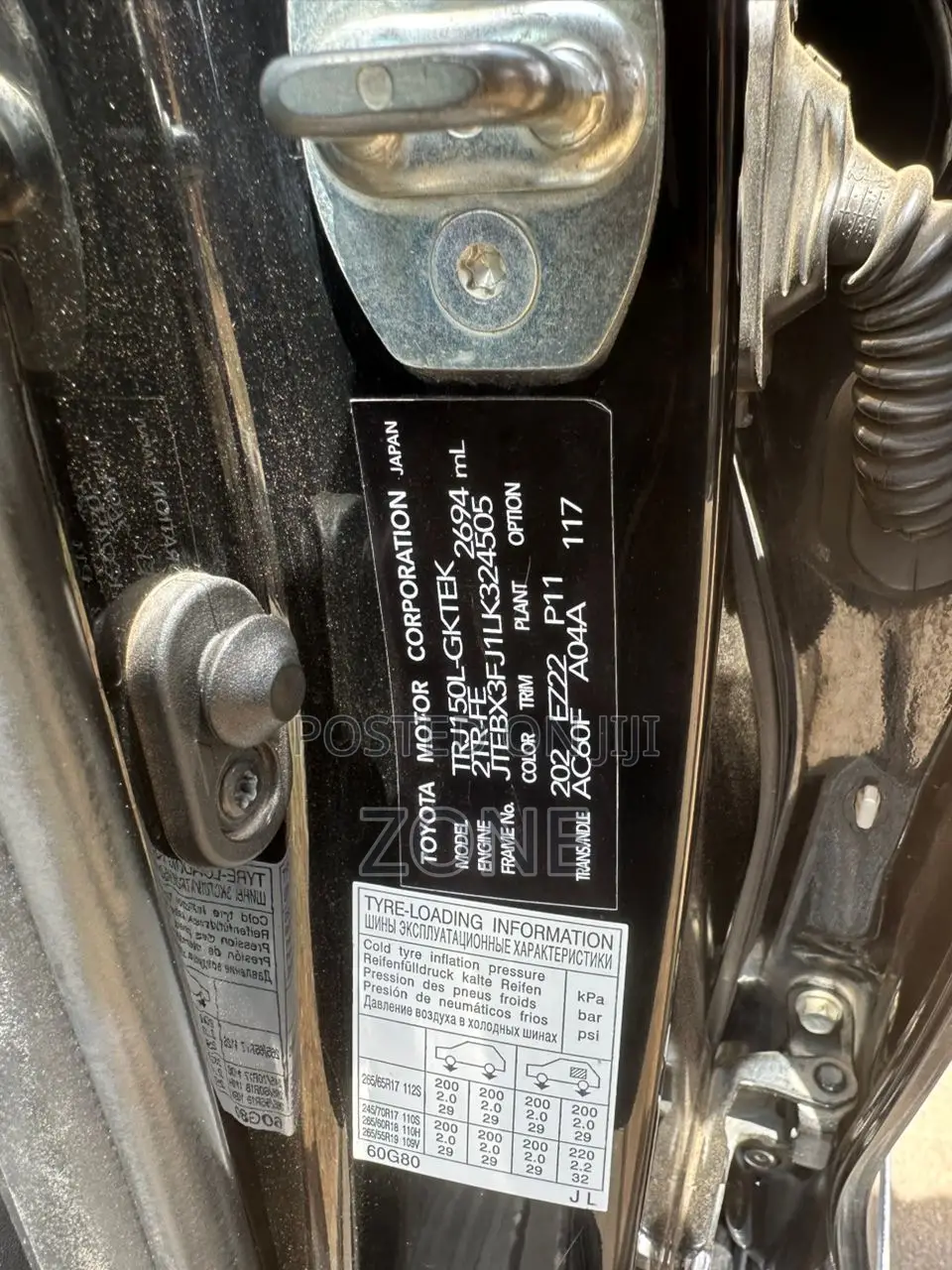 Toyota Land Cruiser Prado 4.0 2022 Black